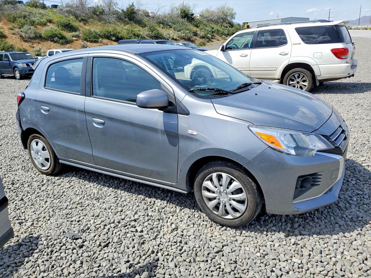 2021 Mitsubishi Mirage Es Gray vin: ML32AUHJ3MH014155