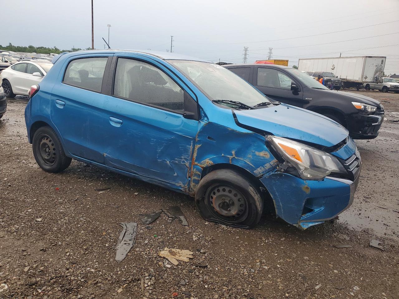 2024 Mitsubishi Mirage Es Синий vin: ML32AUHJ3RH020965