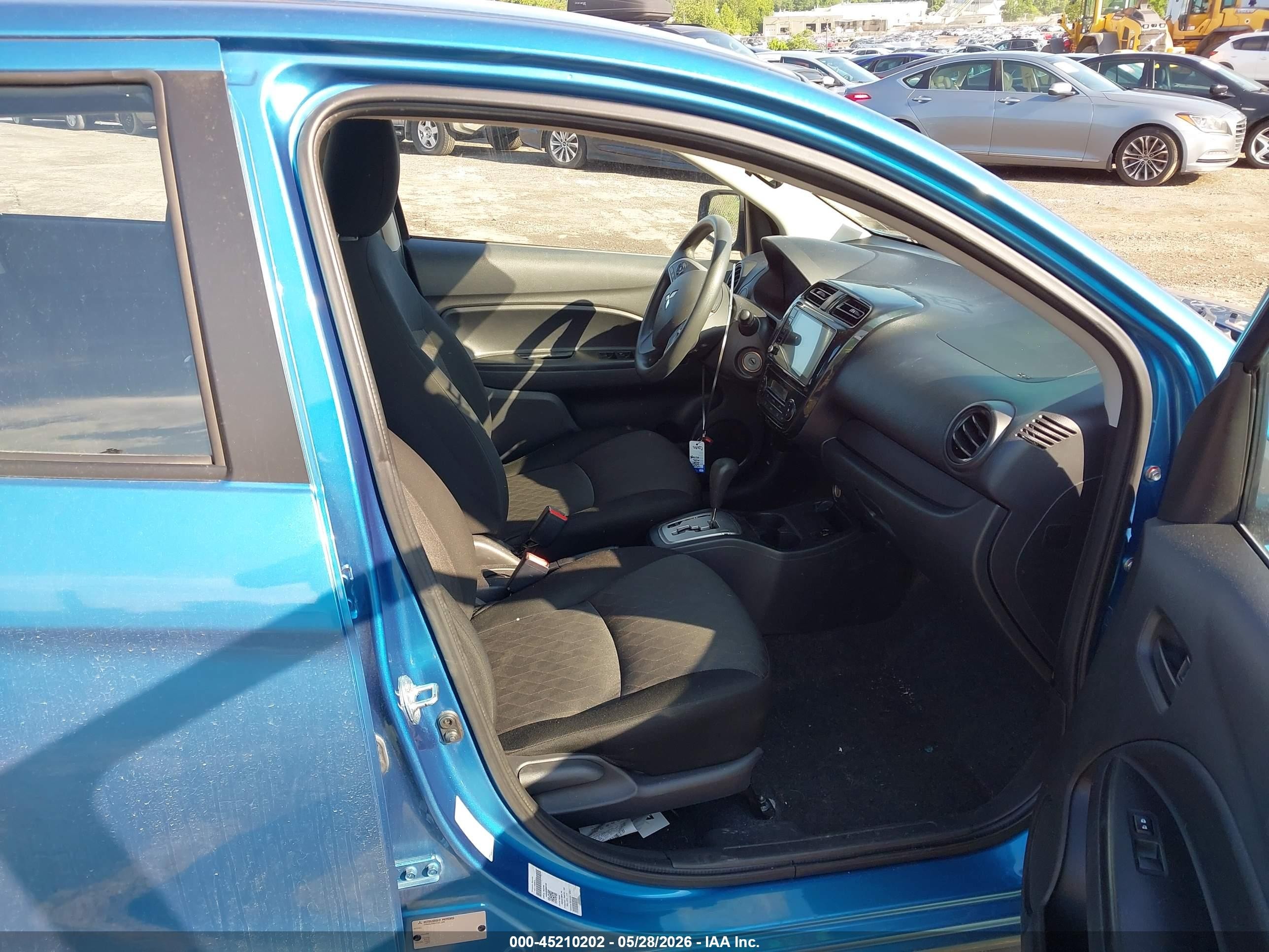 2021 Mitsubishi Mirage Carbonite Edition/es/le Blue vin: ML32AUHJ4MH008199