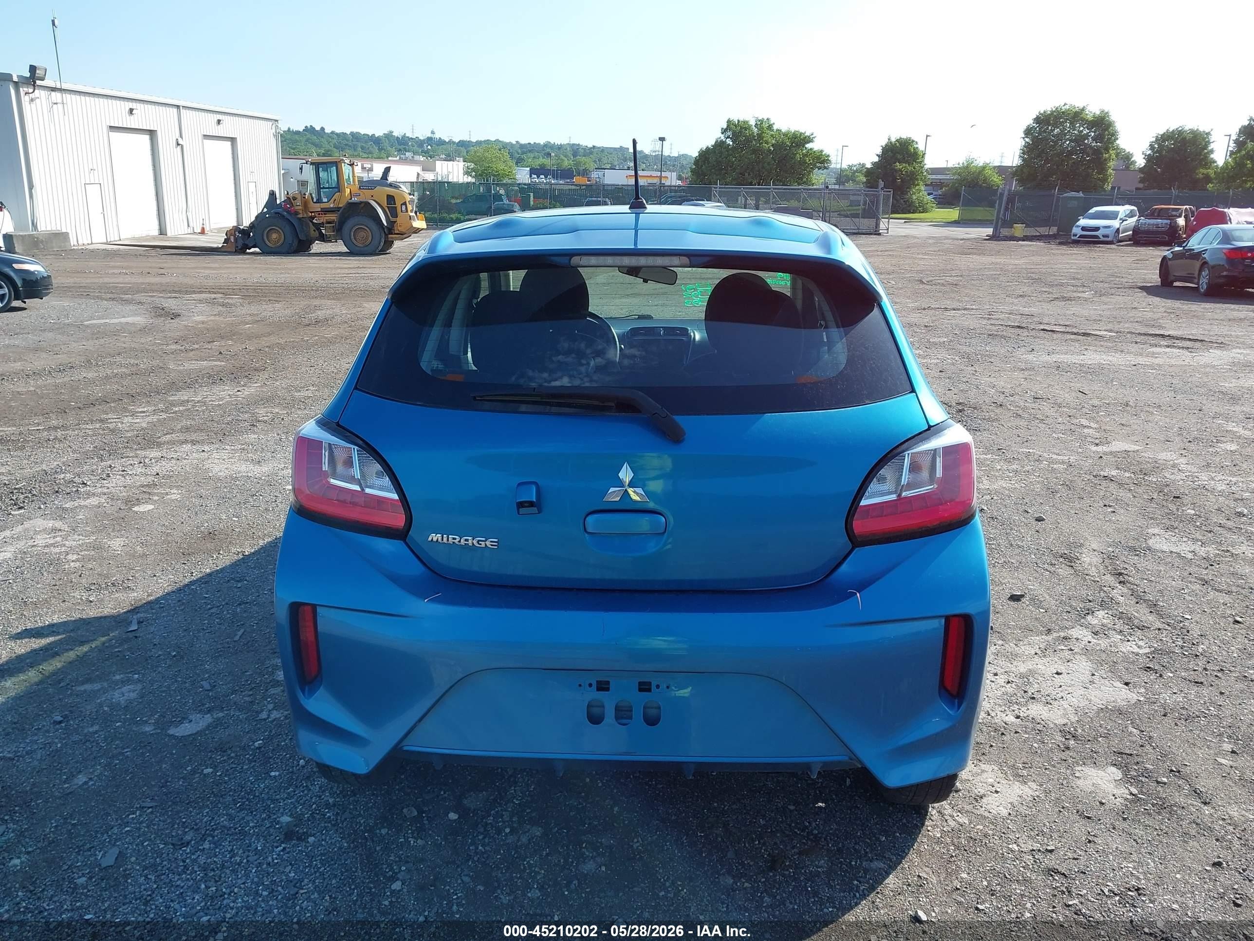 2021 Mitsubishi Mirage Carbonite Edition/es/le Blue vin: ML32AUHJ4MH008199