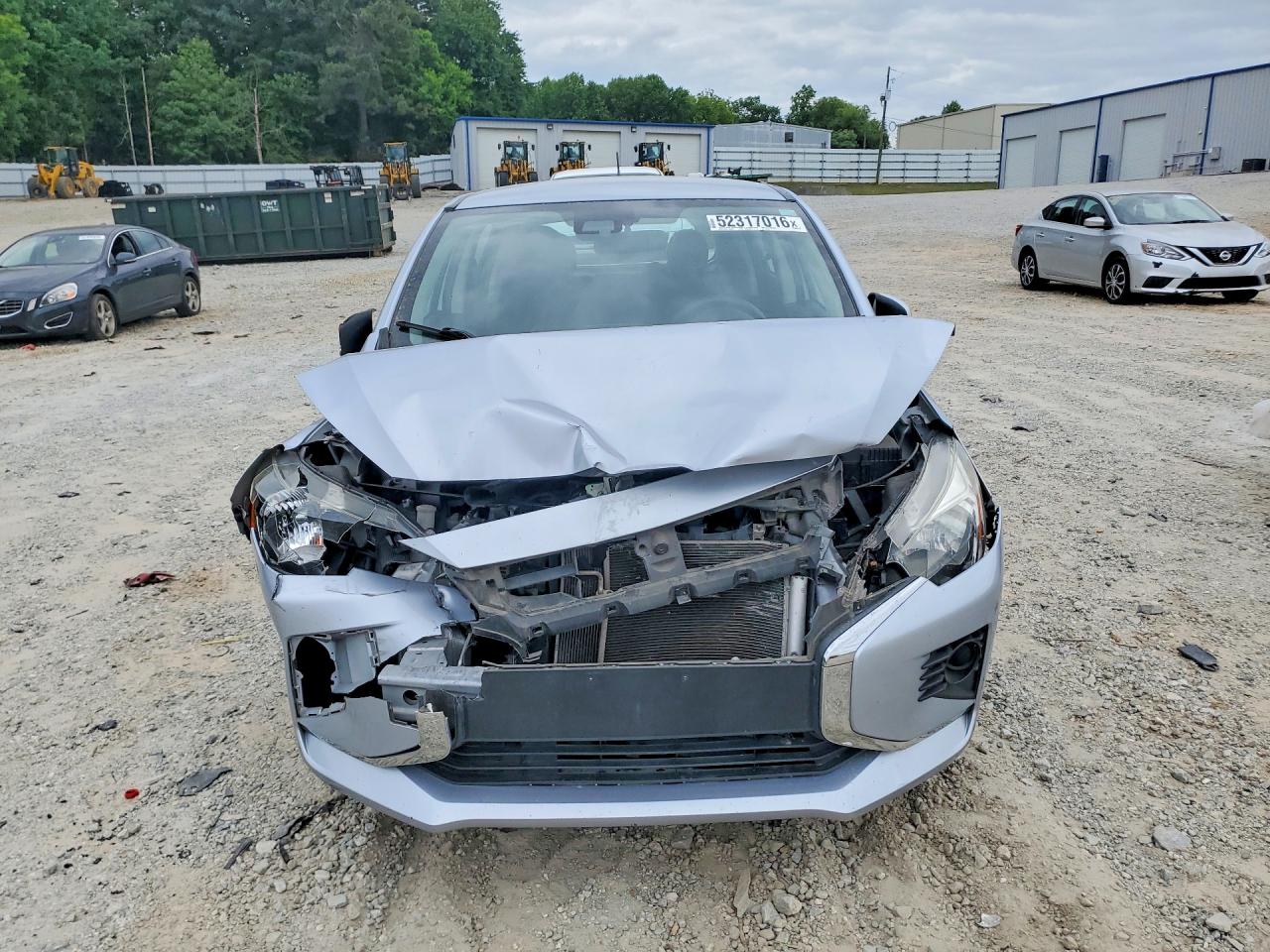 2021 Mitsubishi Mirage Es Silver vin: ML32AUHJ4MH013502