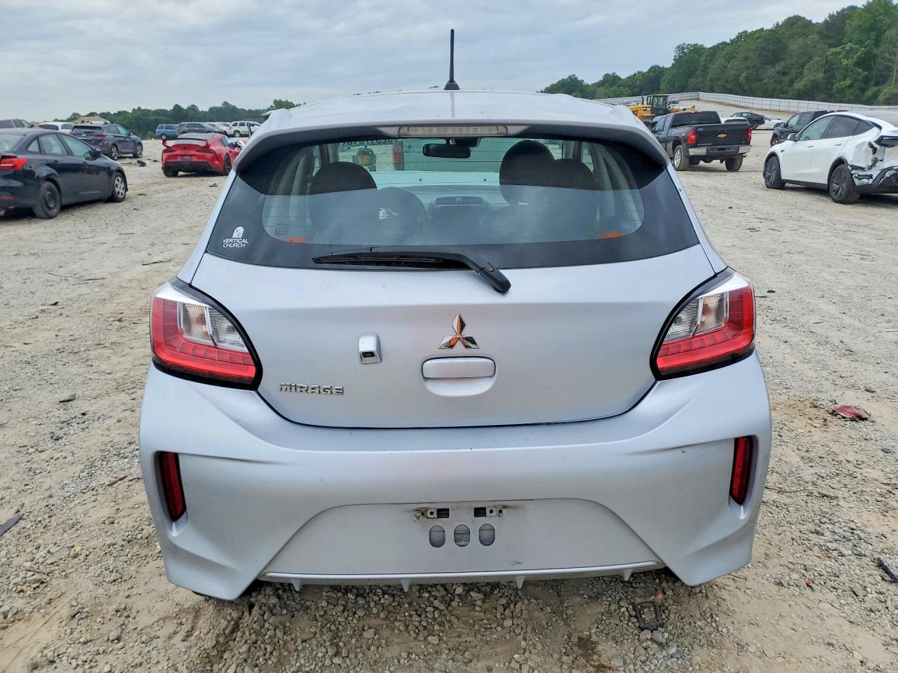 2021 Mitsubishi Mirage Es Silver vin: ML32AUHJ4MH013502