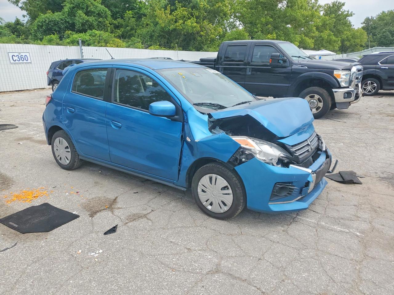2024 Mitsubishi Mirage Es Blue vin: ML32AUHJ4RH026371