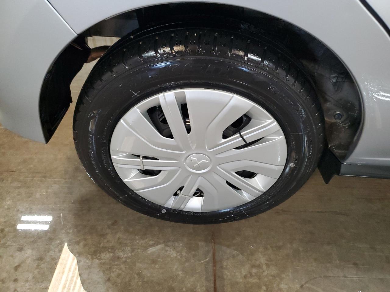 2024 Mitsubishi Mirage Es Серебряный vin: ML32AUHJ4RH030856 Damage: Left Rear Wheel Cover, Previous Repair, Substandard Repair