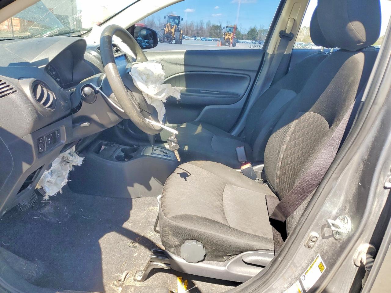 2021 Mitsubishi Mirage Es Gray vin: ML32AUHJ5MH009216