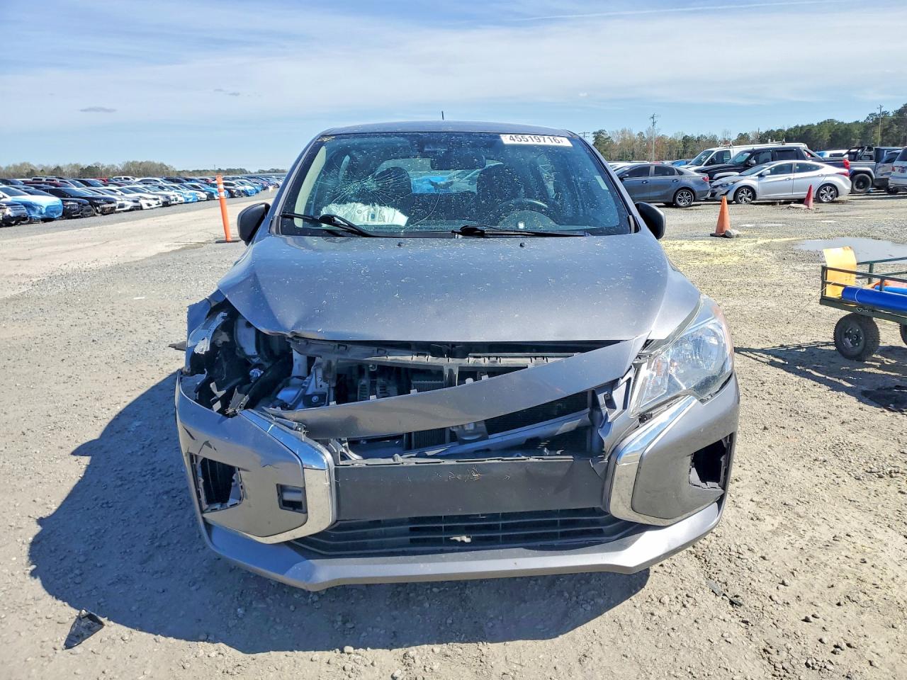 2021 Mitsubishi Mirage Es Gray vin: ML32AUHJ5MH009216