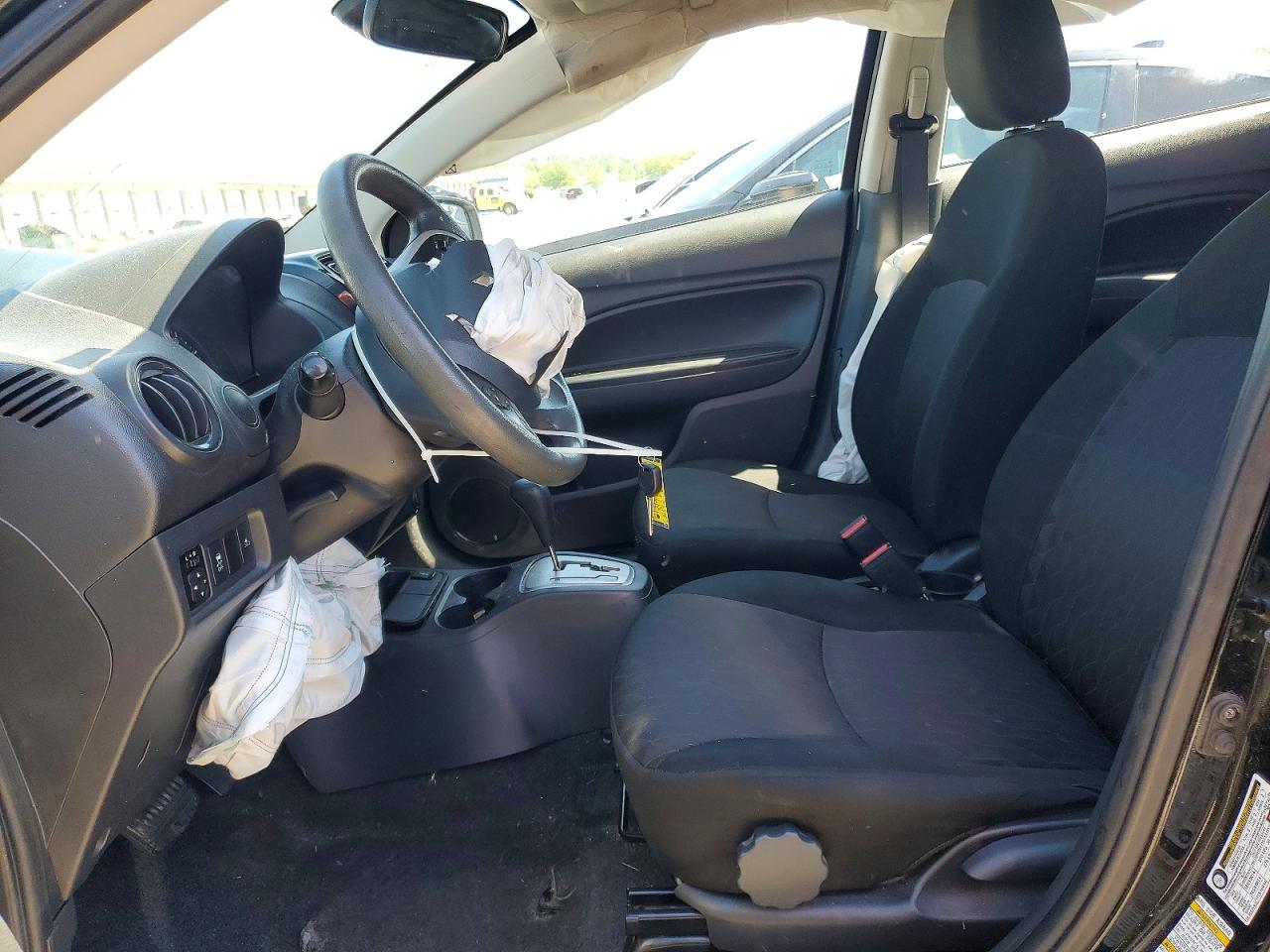 2021 Mitsubishi Mirage Black vin: ML32AUHJ5MH013184