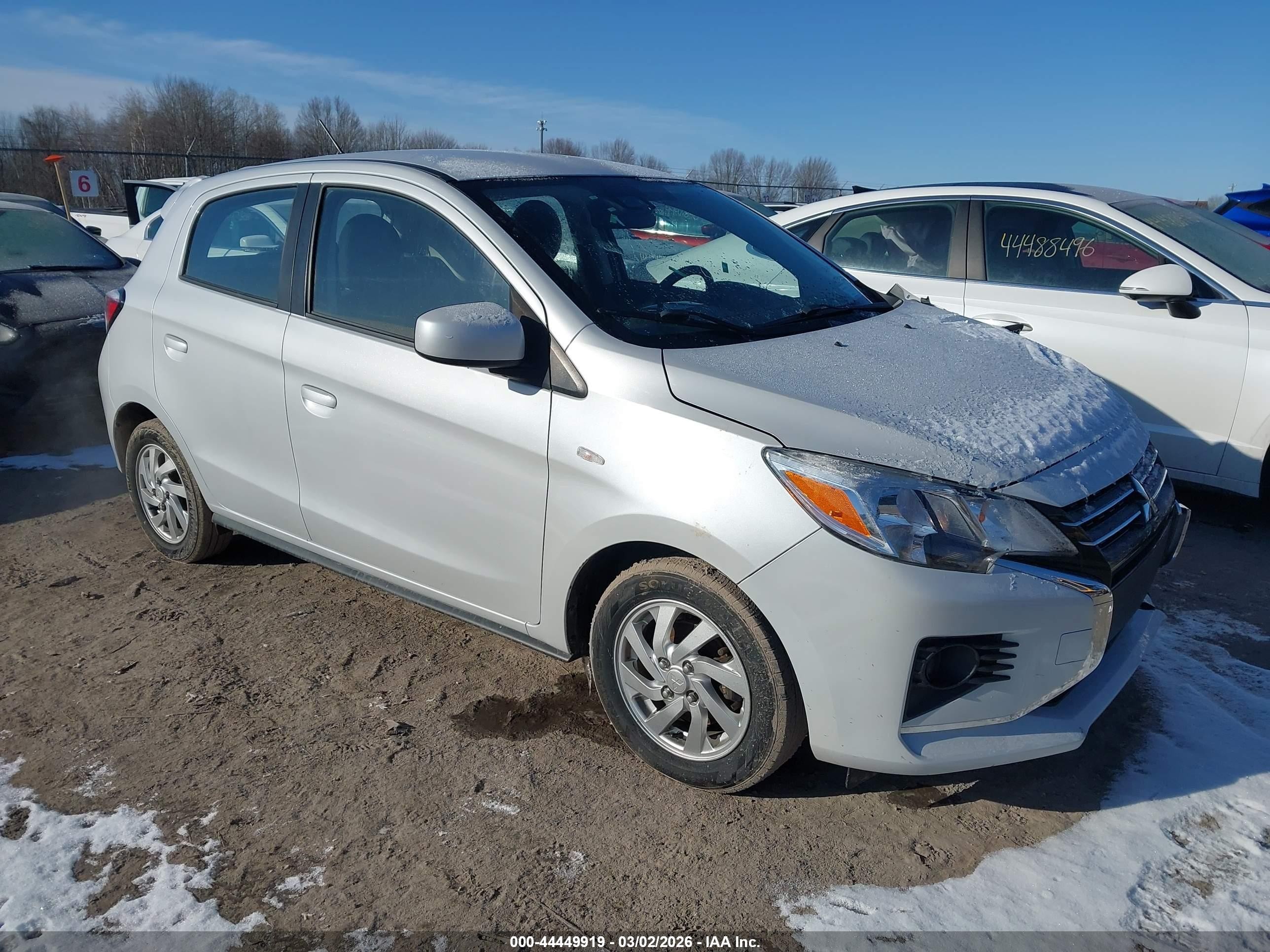 2022 Mitsubishi Mirage Es/le White vin: ML32AUHJ5NH002350