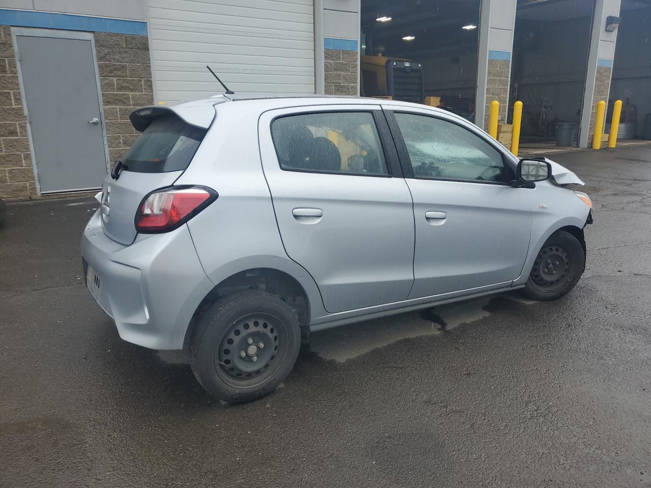 2024 Mitsubishi Mirage Es Blue vin: ML32AUHJ5RH010650 Damage: Right Qtr Panel, Dent(S) W/No Paint Dmg, 2 To 3 Inches