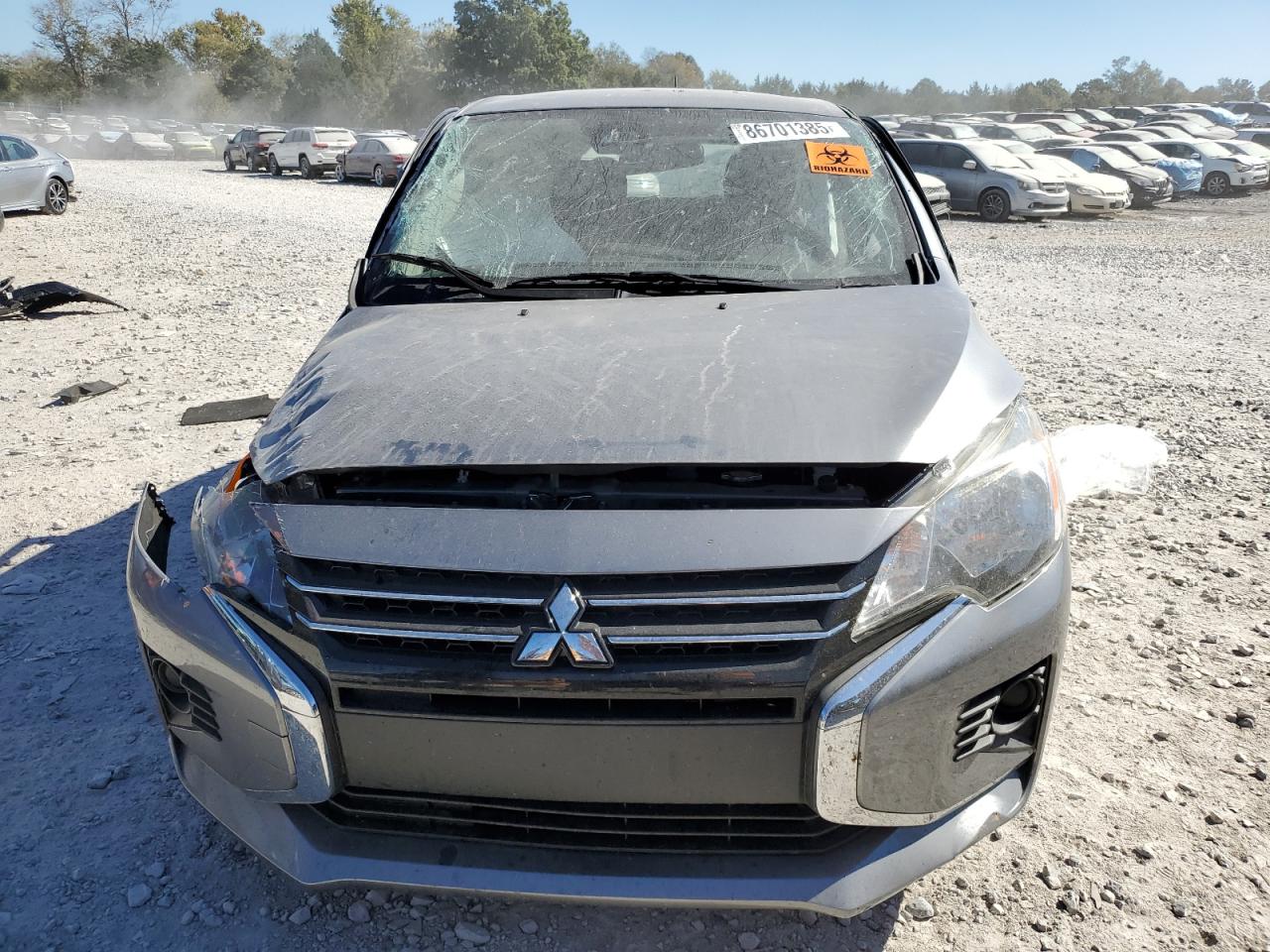 2022 Mitsubishi Mirage Es Silver vin: ML32AUHJ6NH001983