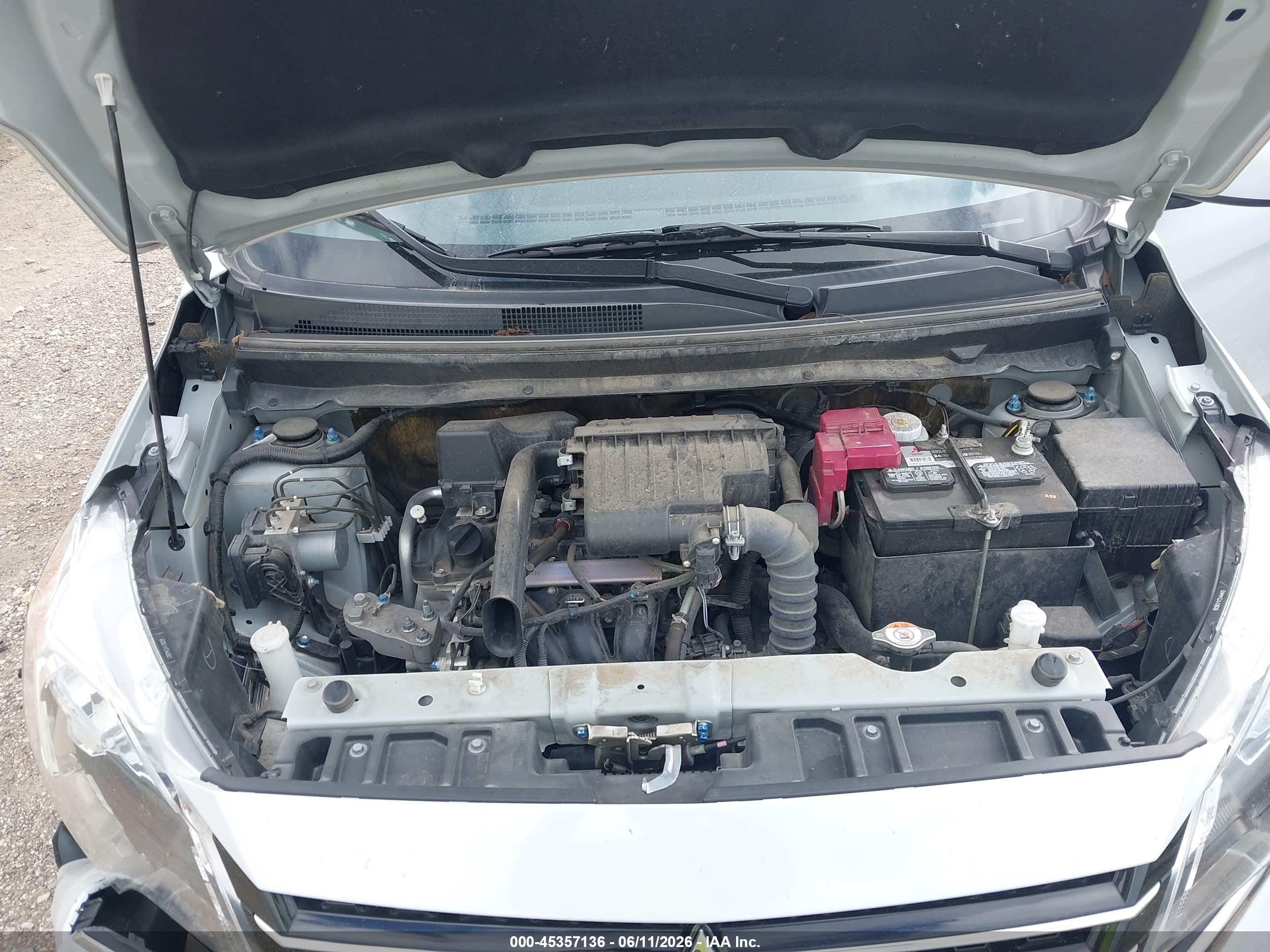 2024 Mitsubishi Mirage Es/le Silver vin: ML32AUHJ6RH007417