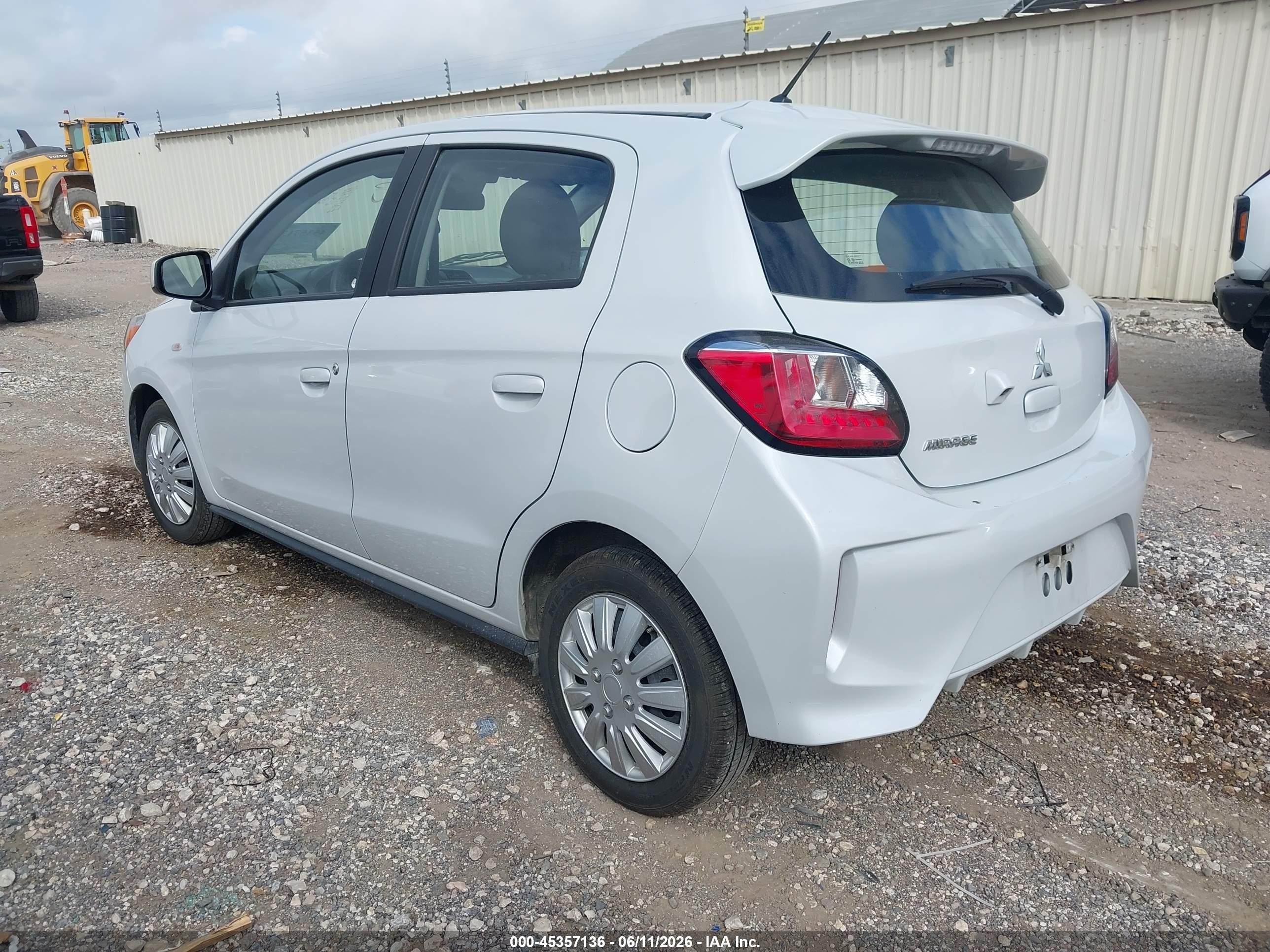 2024 Mitsubishi Mirage Es/le Silver vin: ML32AUHJ6RH007417