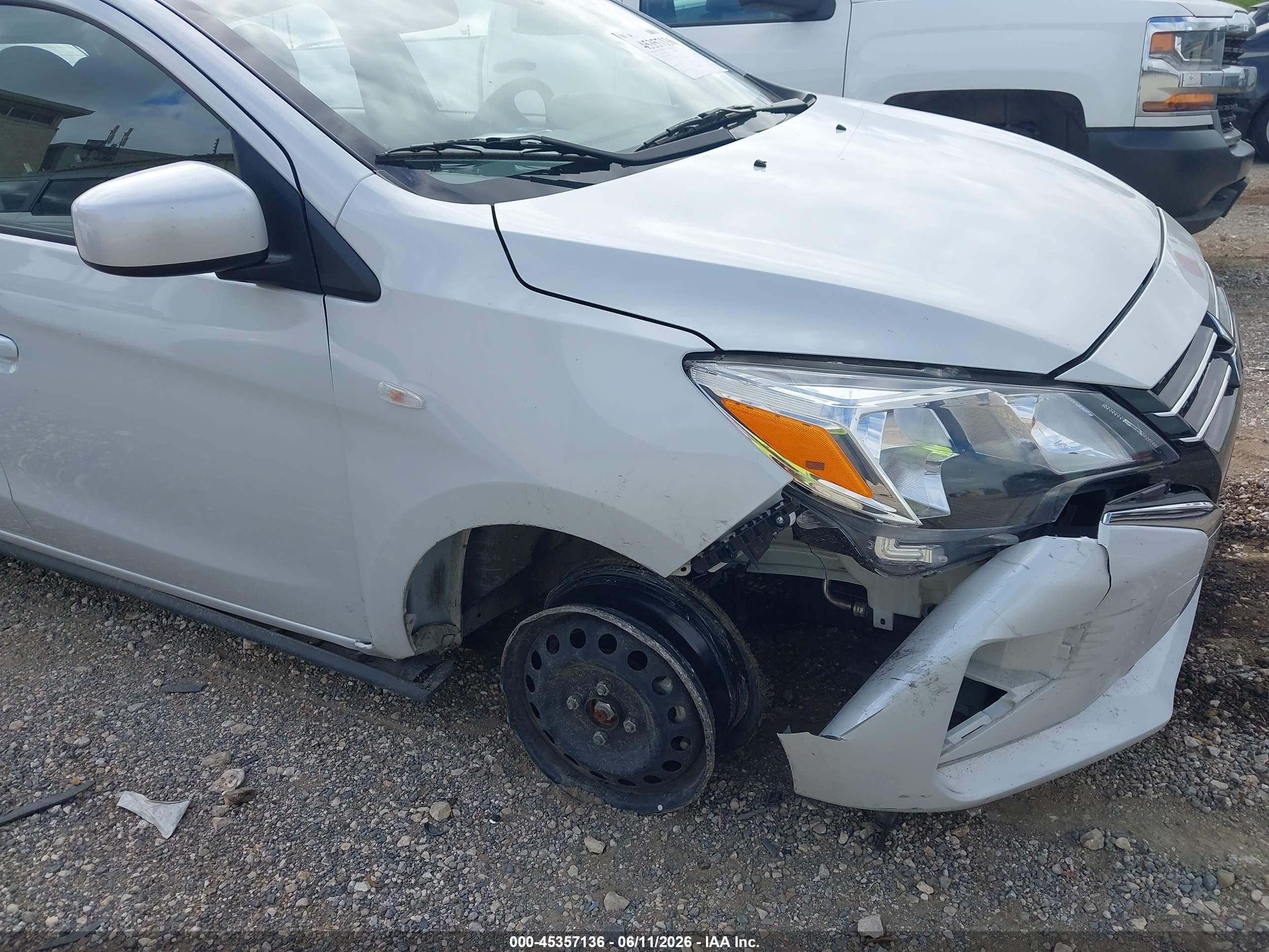 2024 Mitsubishi Mirage Es/le Silver vin: ML32AUHJ6RH007417