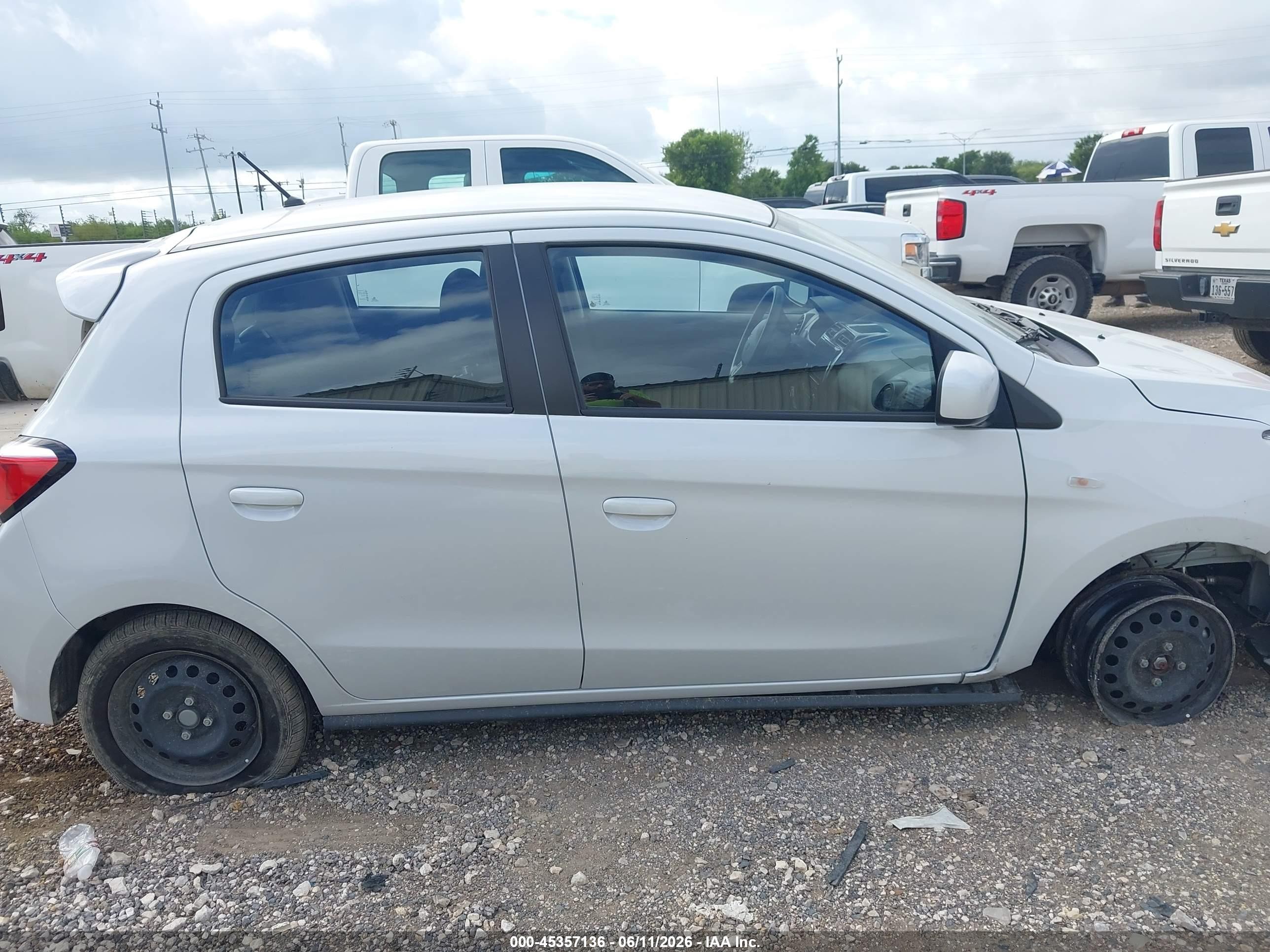 2024 Mitsubishi Mirage Es/le Silver vin: ML32AUHJ6RH007417