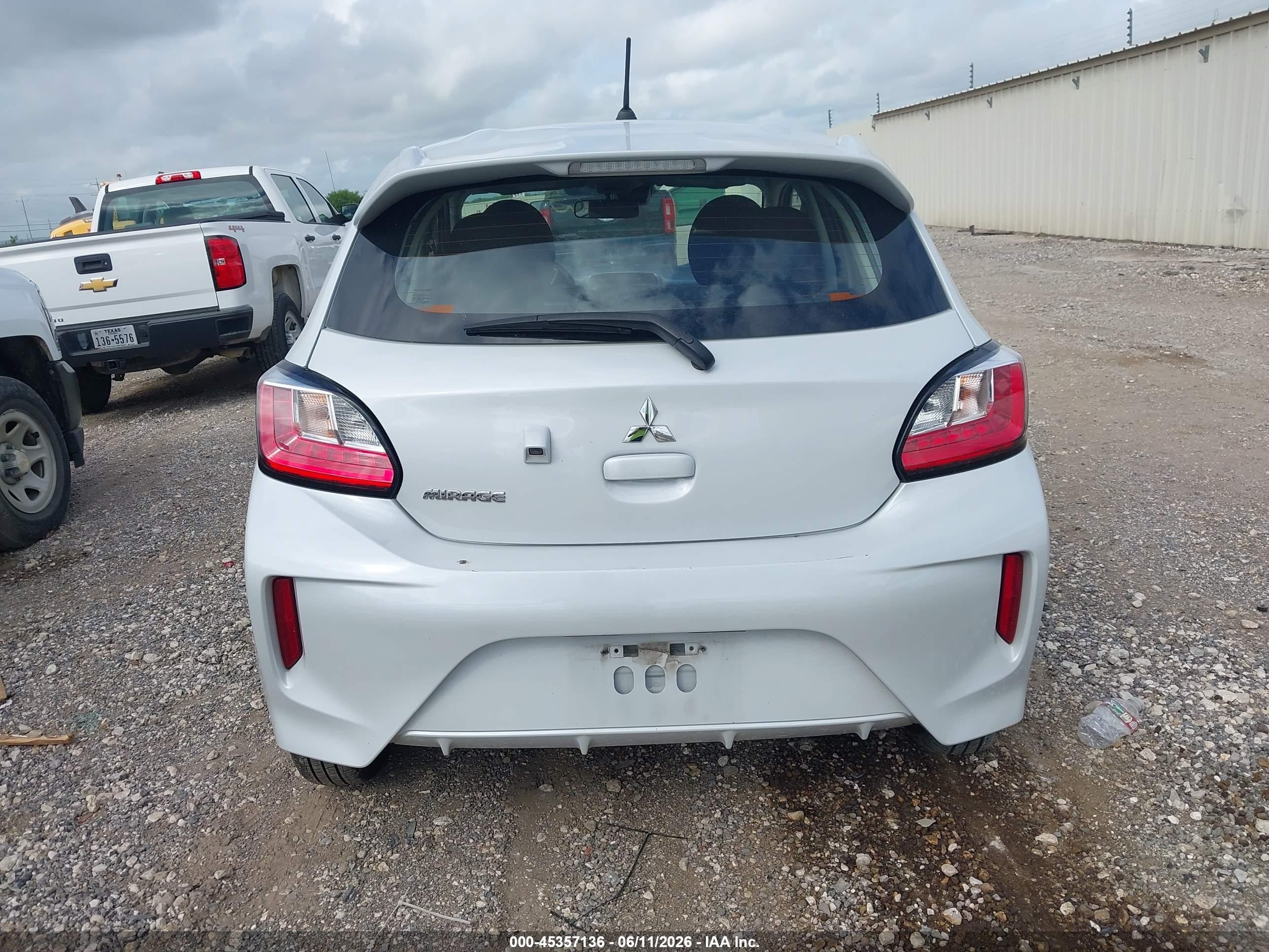 2024 Mitsubishi Mirage Es/le Silver vin: ML32AUHJ6RH007417