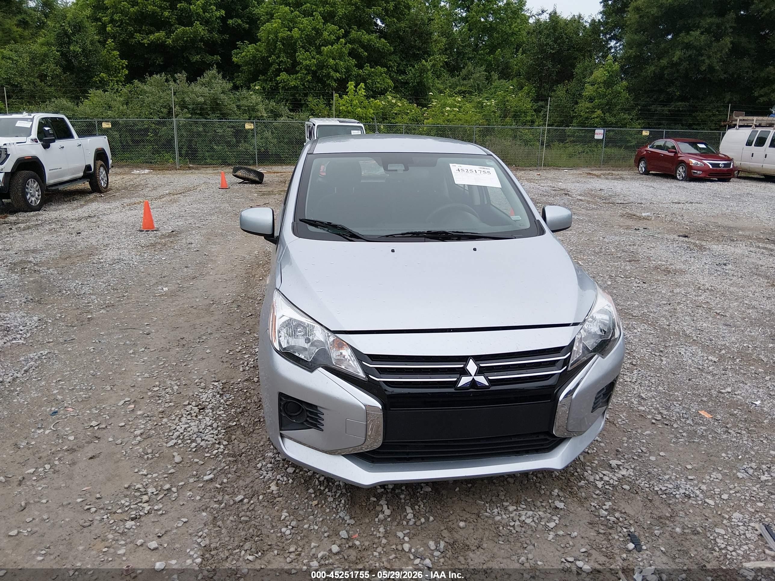 2024 Mitsubishi Mirage Es/le Silver vin: ML32AUHJ6RH016666