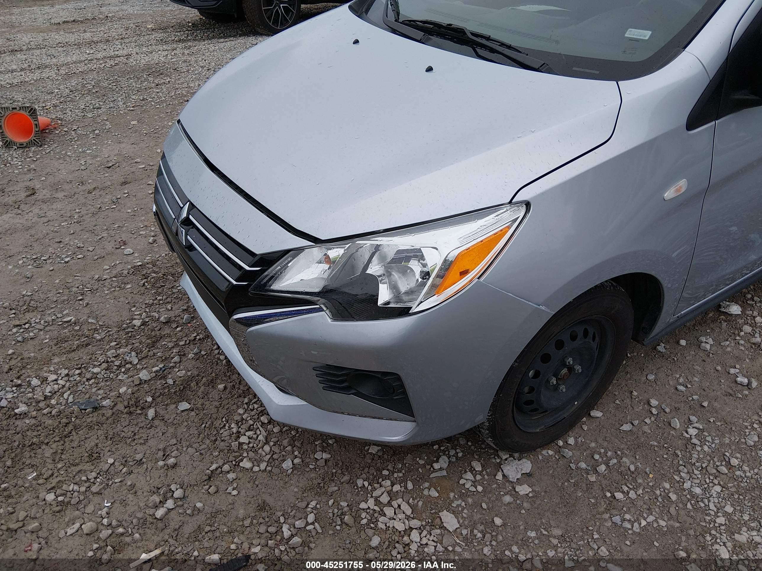 2024 Mitsubishi Mirage Es/le Silver vin: ML32AUHJ6RH016666