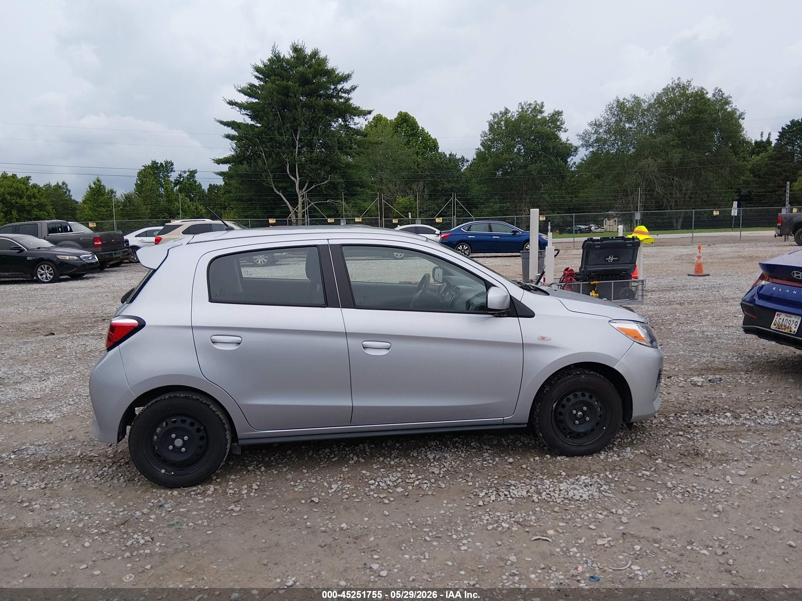 2024 Mitsubishi Mirage Es/le Silver vin: ML32AUHJ6RH016666