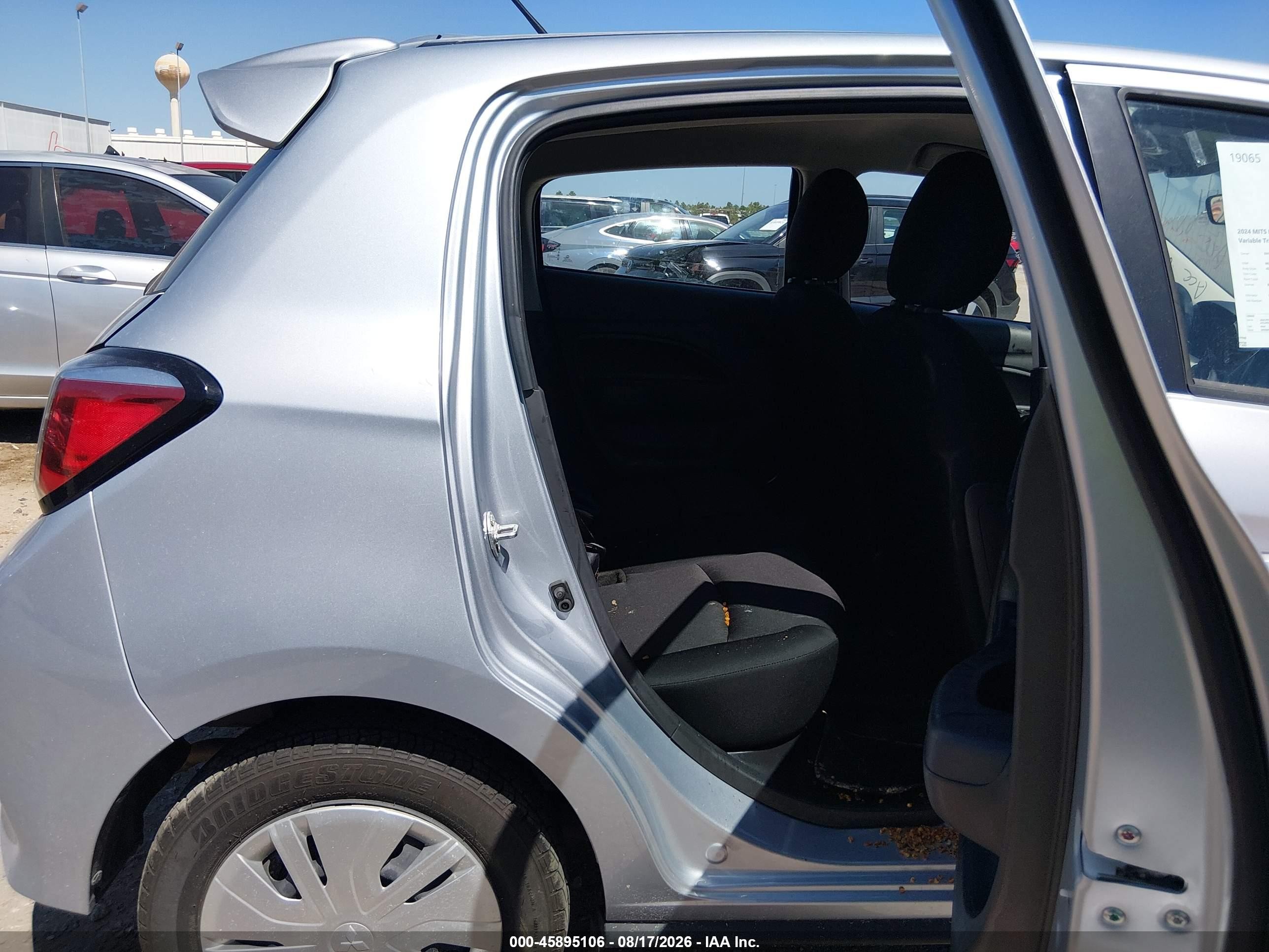 2024 Mitsubishi Mirage Es/le Silver vin: ML32AUHJ6RH021544