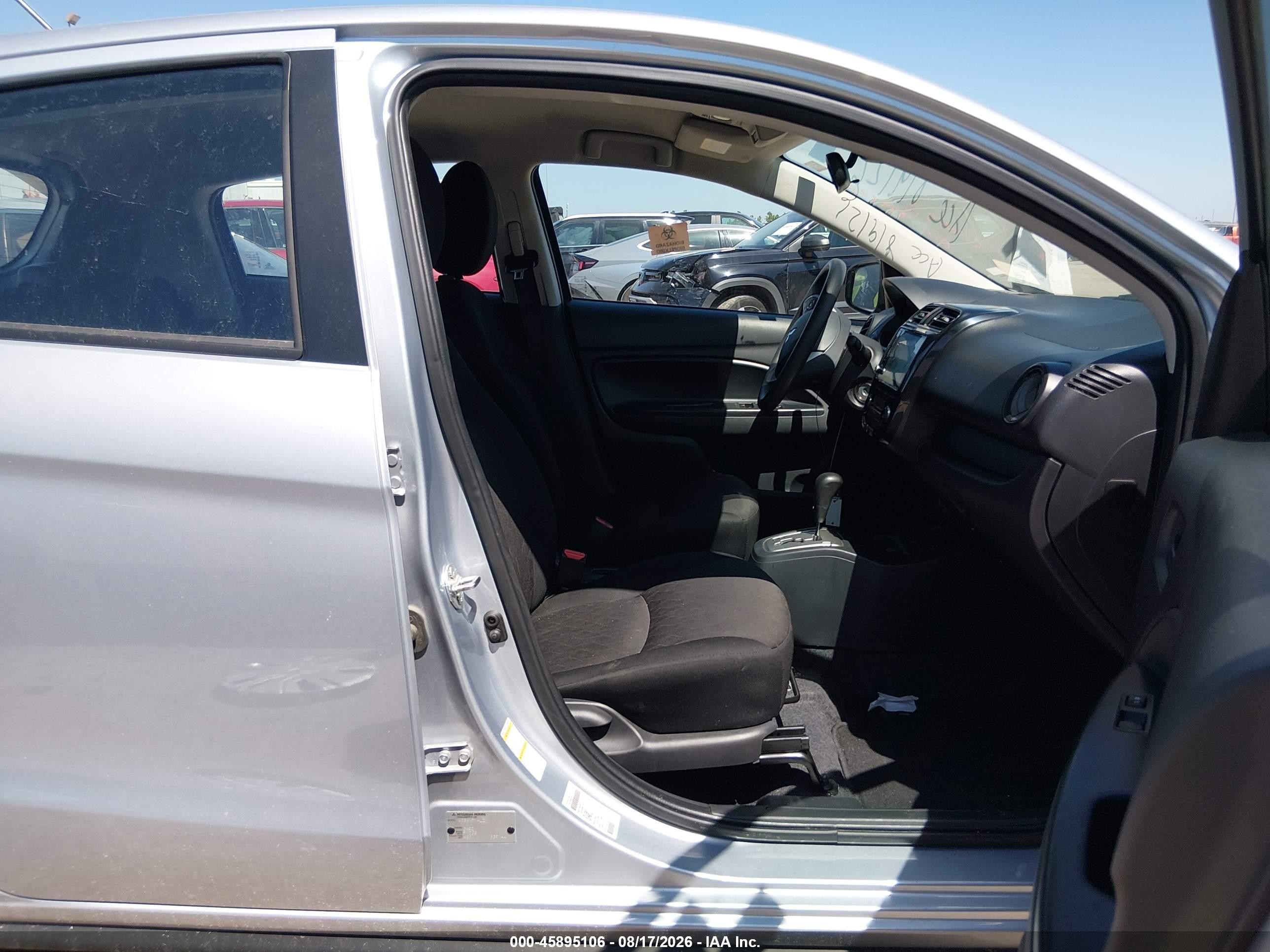 2024 Mitsubishi Mirage Es/le Silver vin: ML32AUHJ6RH021544