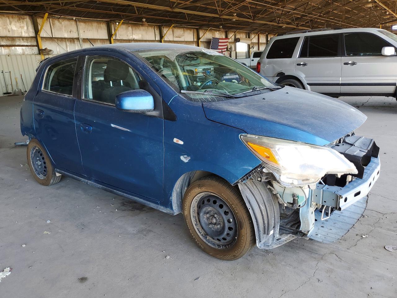 2021 Mitsubishi Mirage Es Blue vin: ML32AUHJ7MH014269