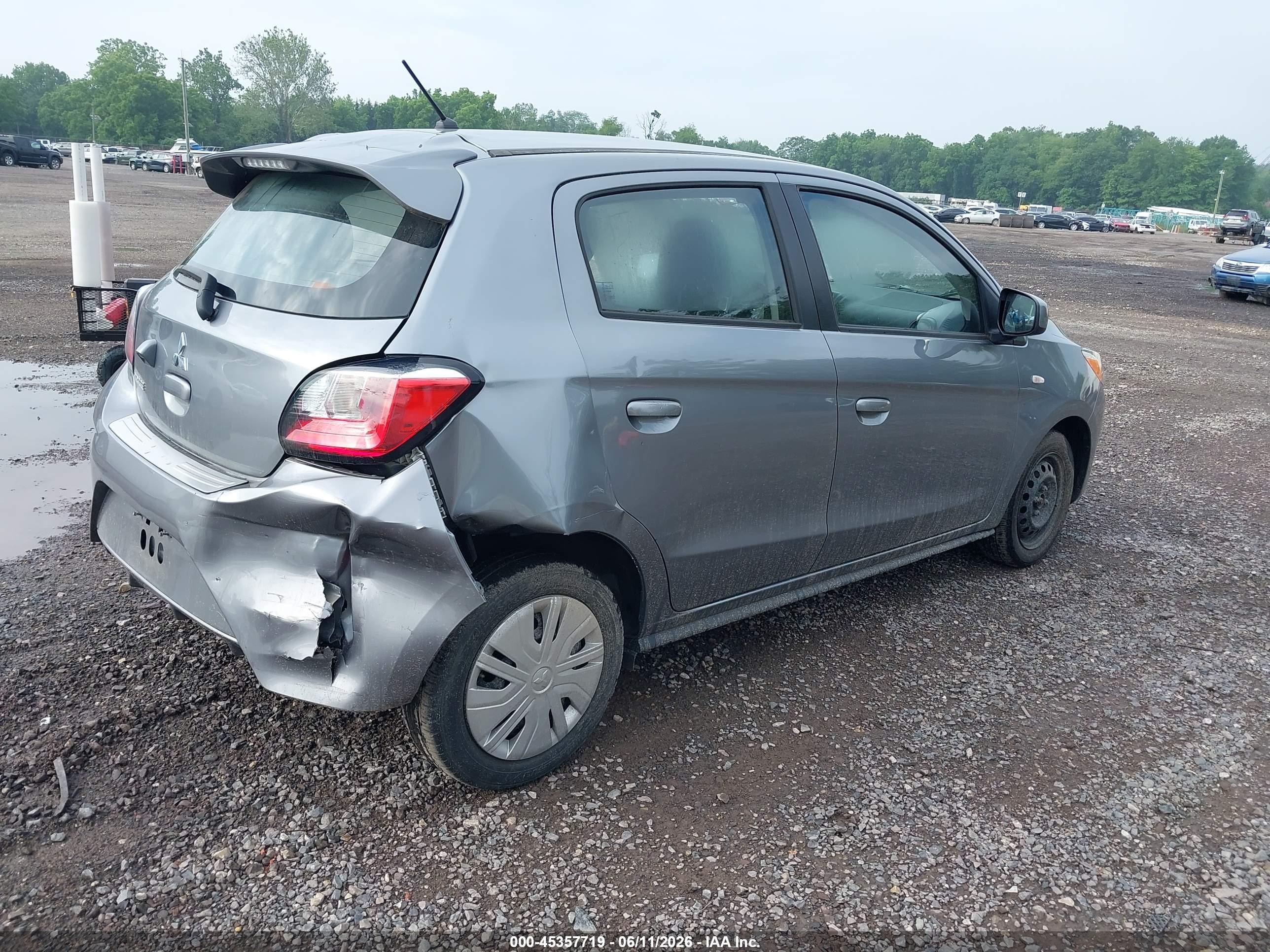 2023 Mitsubishi Mirage Es/le Gray vin: ML32AUHJ7PH001638