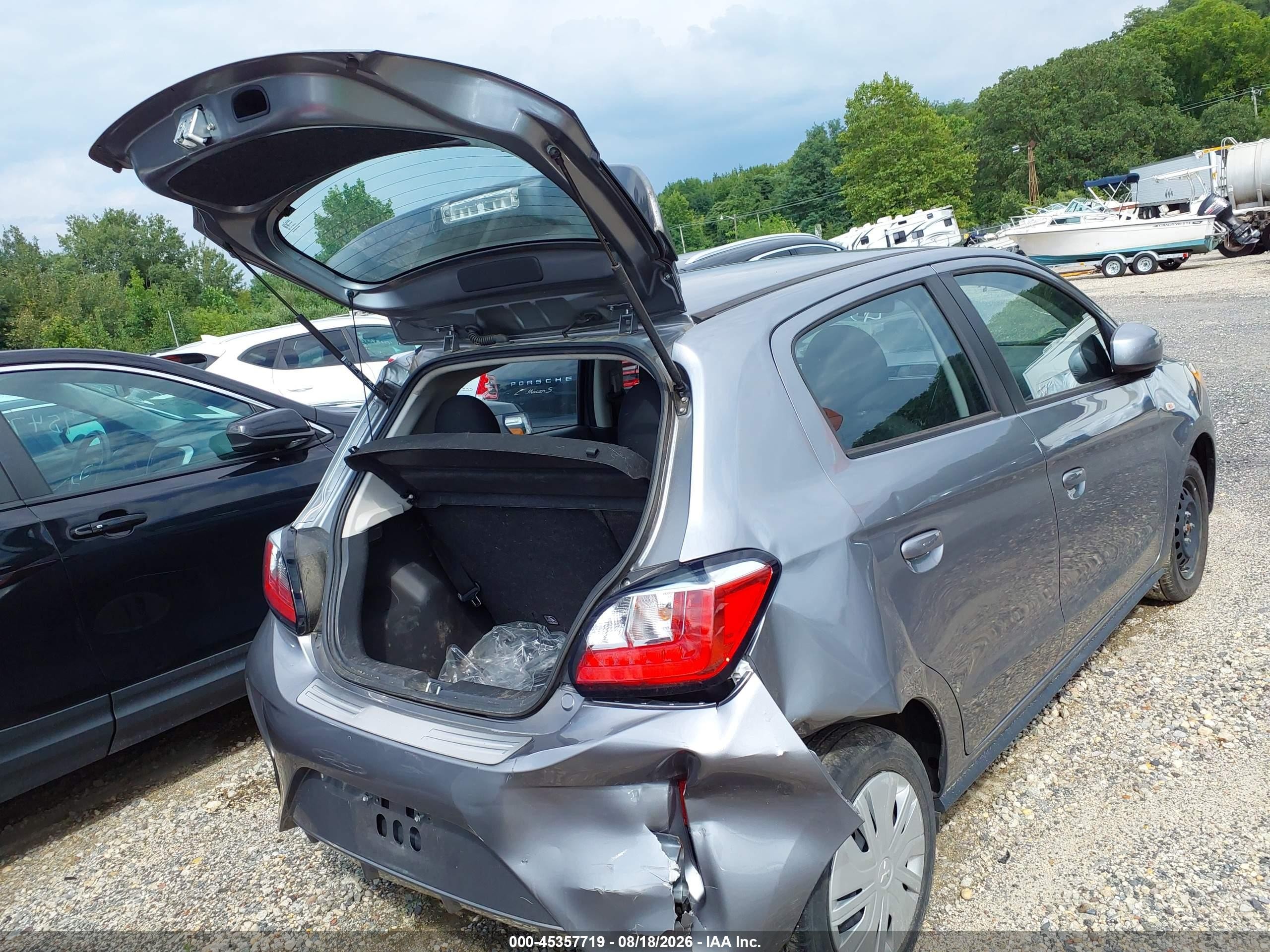 2023 Mitsubishi Mirage Es/le Gray vin: ML32AUHJ7PH001638