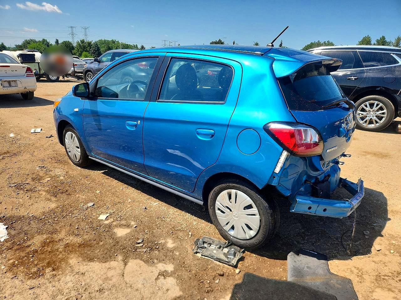 2024 Mitsubishi Mirage Es Blue vin: ML32AUHJ7RH009578