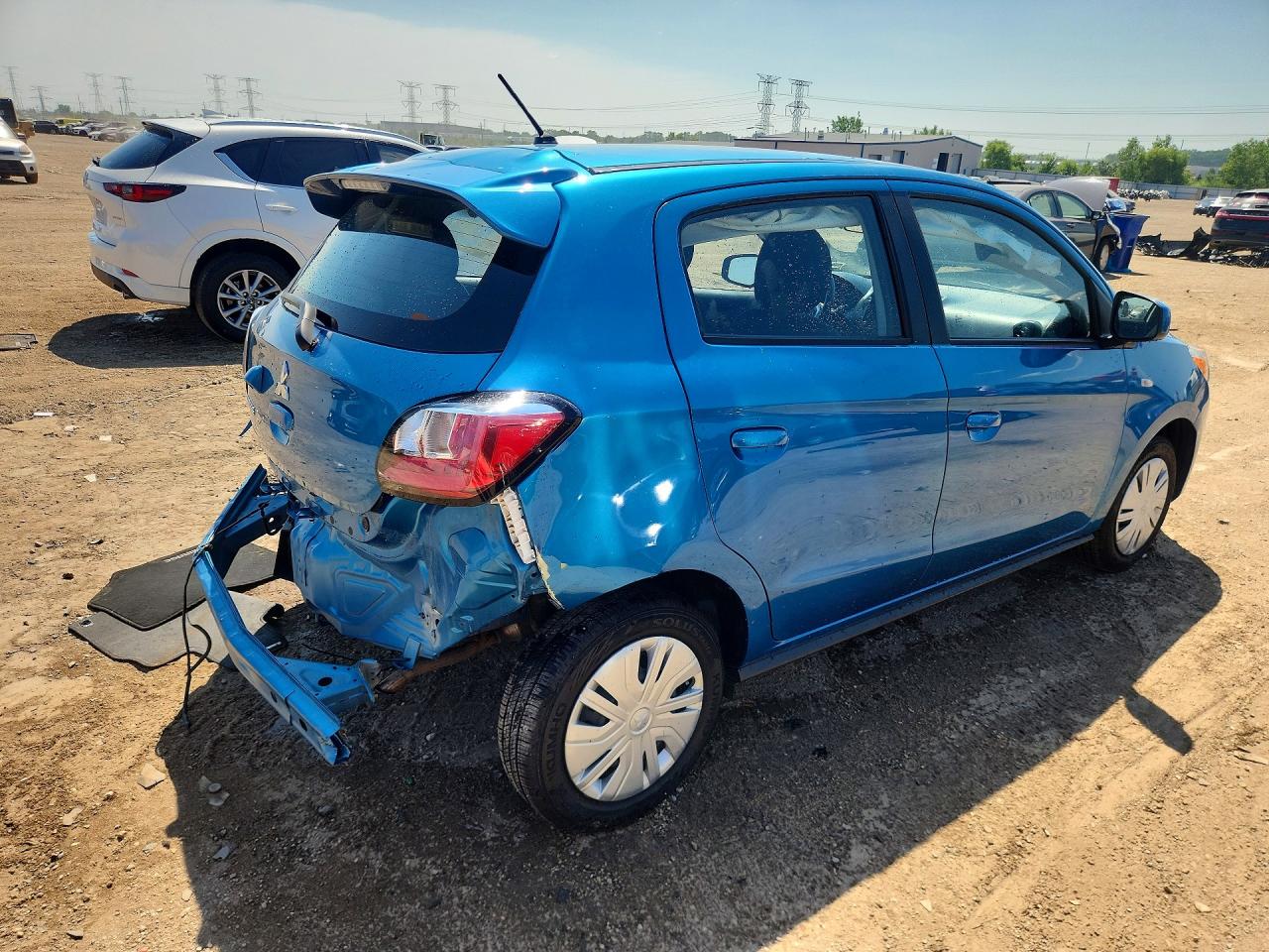 2024 Mitsubishi Mirage Es Blue vin: ML32AUHJ7RH009578