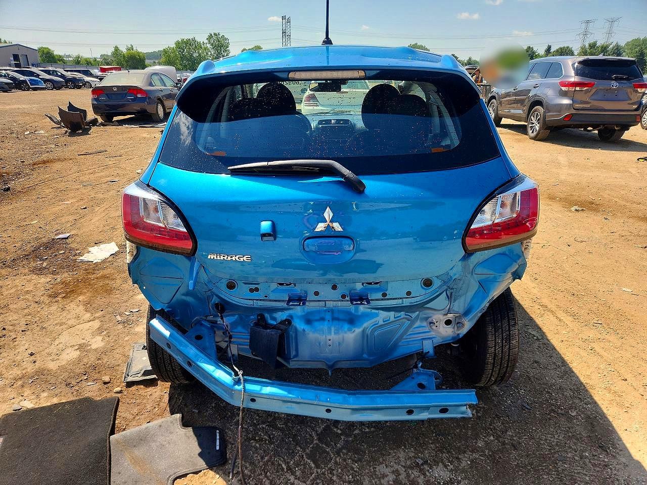 2024 Mitsubishi Mirage Es Blue vin: ML32AUHJ7RH009578