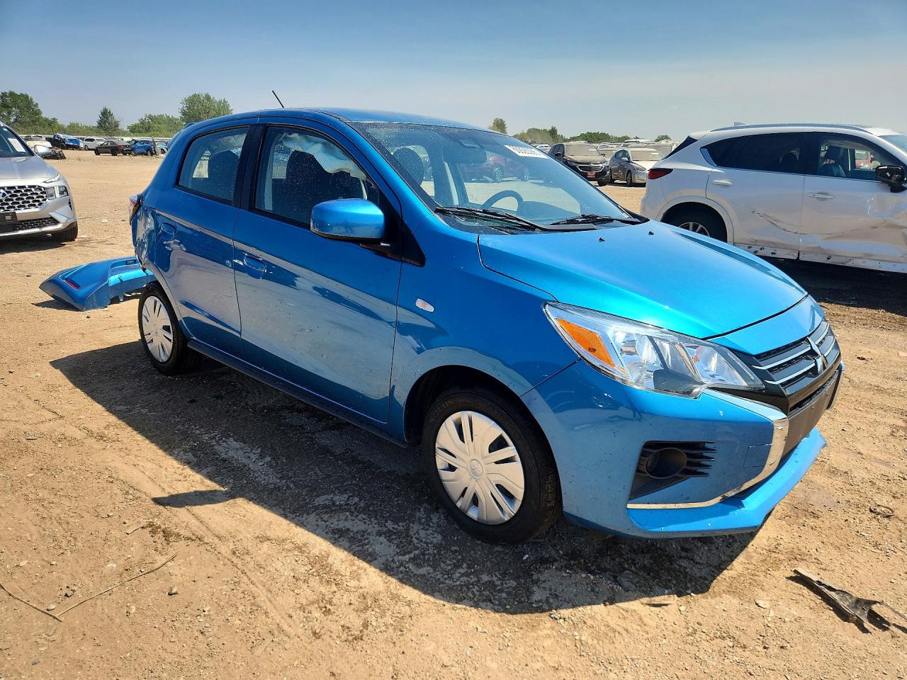 2024 Mitsubishi Mirage Es Blue vin: ML32AUHJ7RH009578
