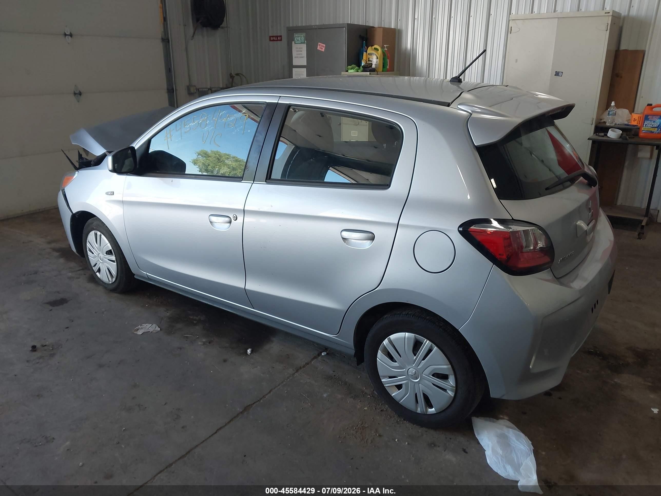 2021 Mitsubishi Mirage Carbonite Edition/es/le Серебряный vin: ML32AUHJ8MH005676