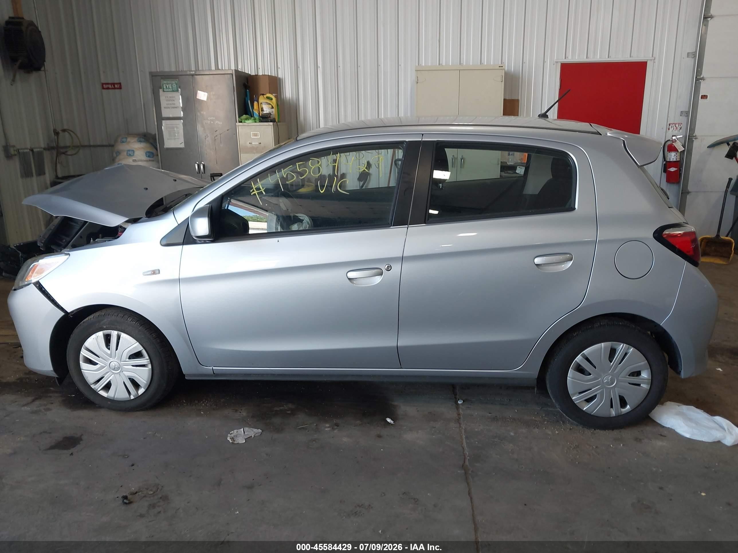 2021 Mitsubishi Mirage Carbonite Edition/es/le Серебряный vin: ML32AUHJ8MH005676