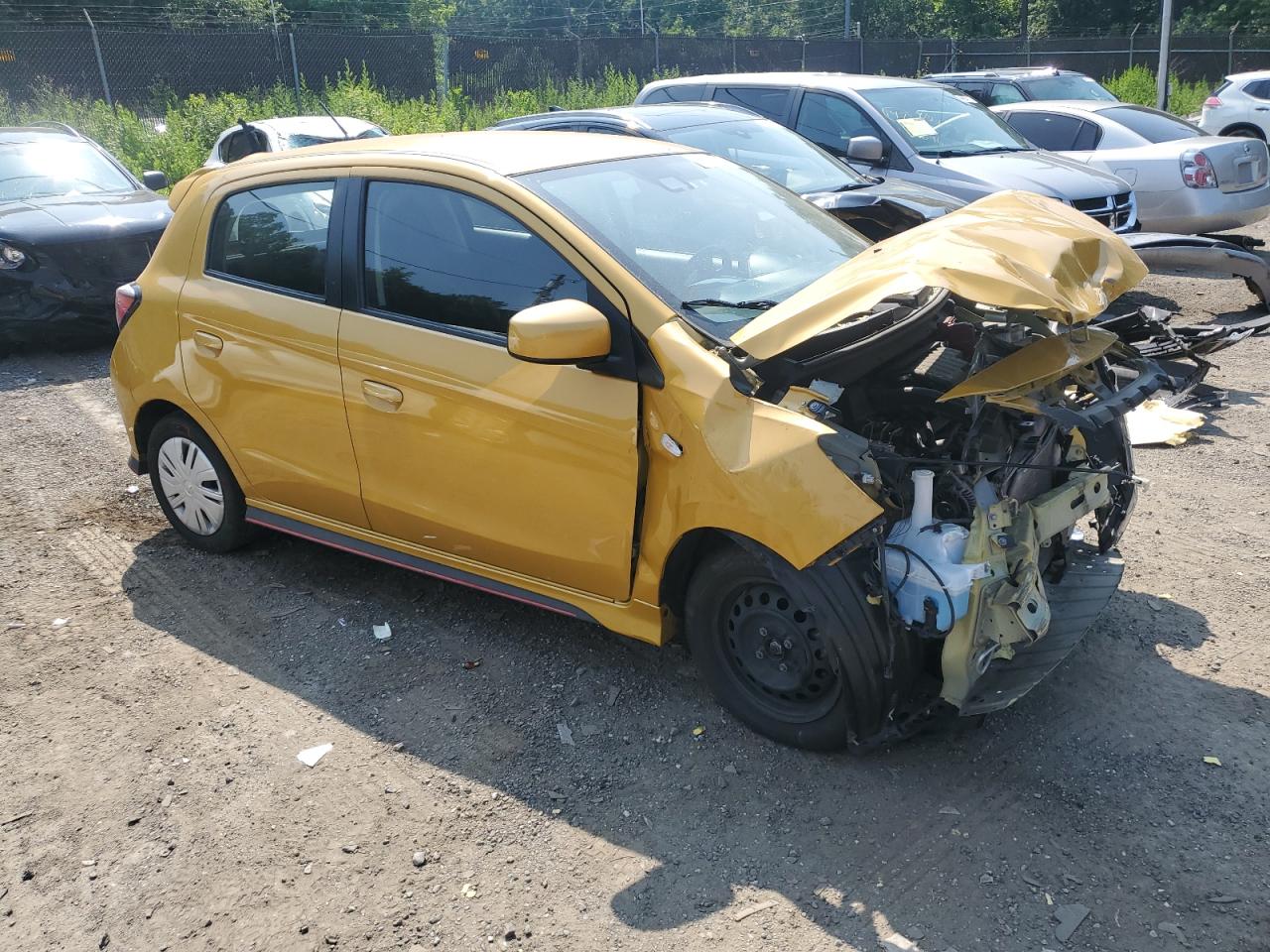 2021 Mitsubishi Mirage Es Gold vin: ML32AUHJ8MH006570