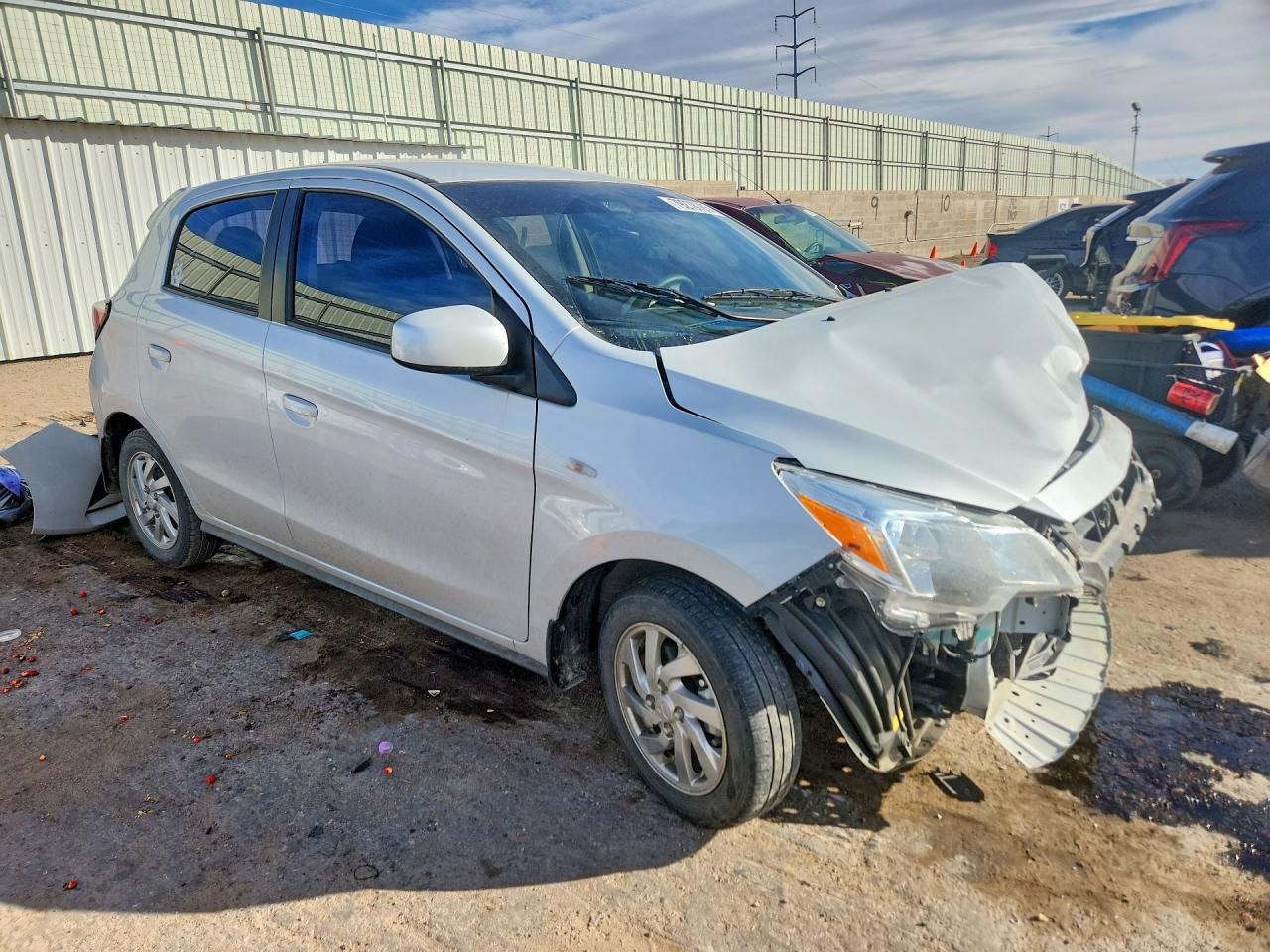 2024 Mitsubishi Mirage Es White vin: ML32AUHJ8RH012604