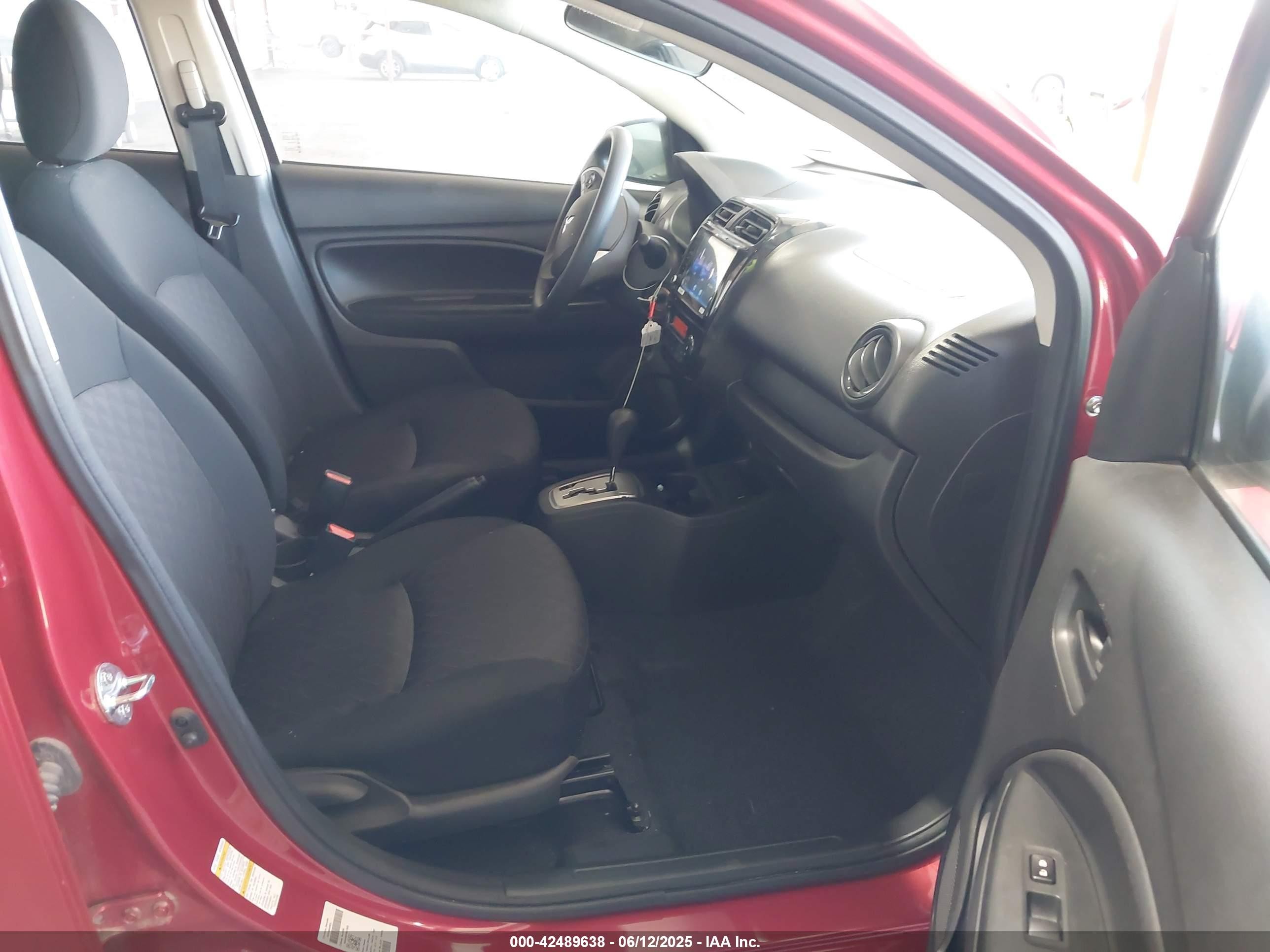 2021 Mitsubishi Mirage Carbonite Edition/es/le Red vin: ML32AUHJ9MH001958