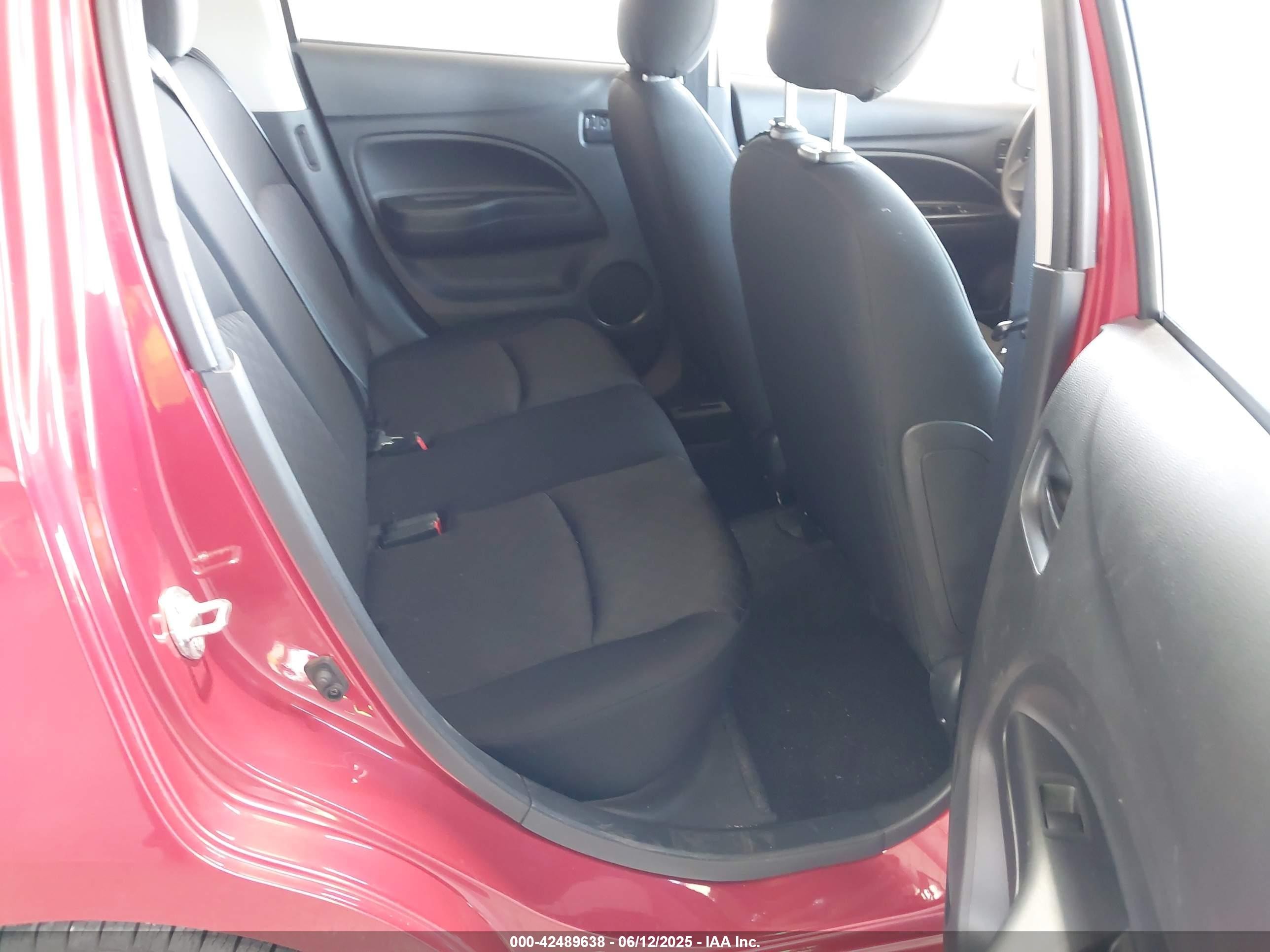 2021 Mitsubishi Mirage Carbonite Edition/es/le Red vin: ML32AUHJ9MH001958