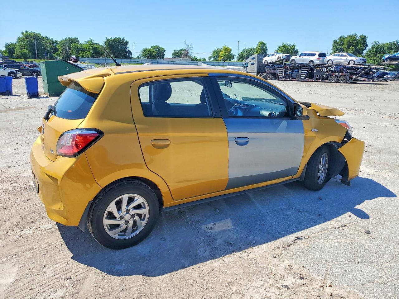 2022 Mitsubishi Mirage Es Yellow vin: ML32AUHJ9NH002769