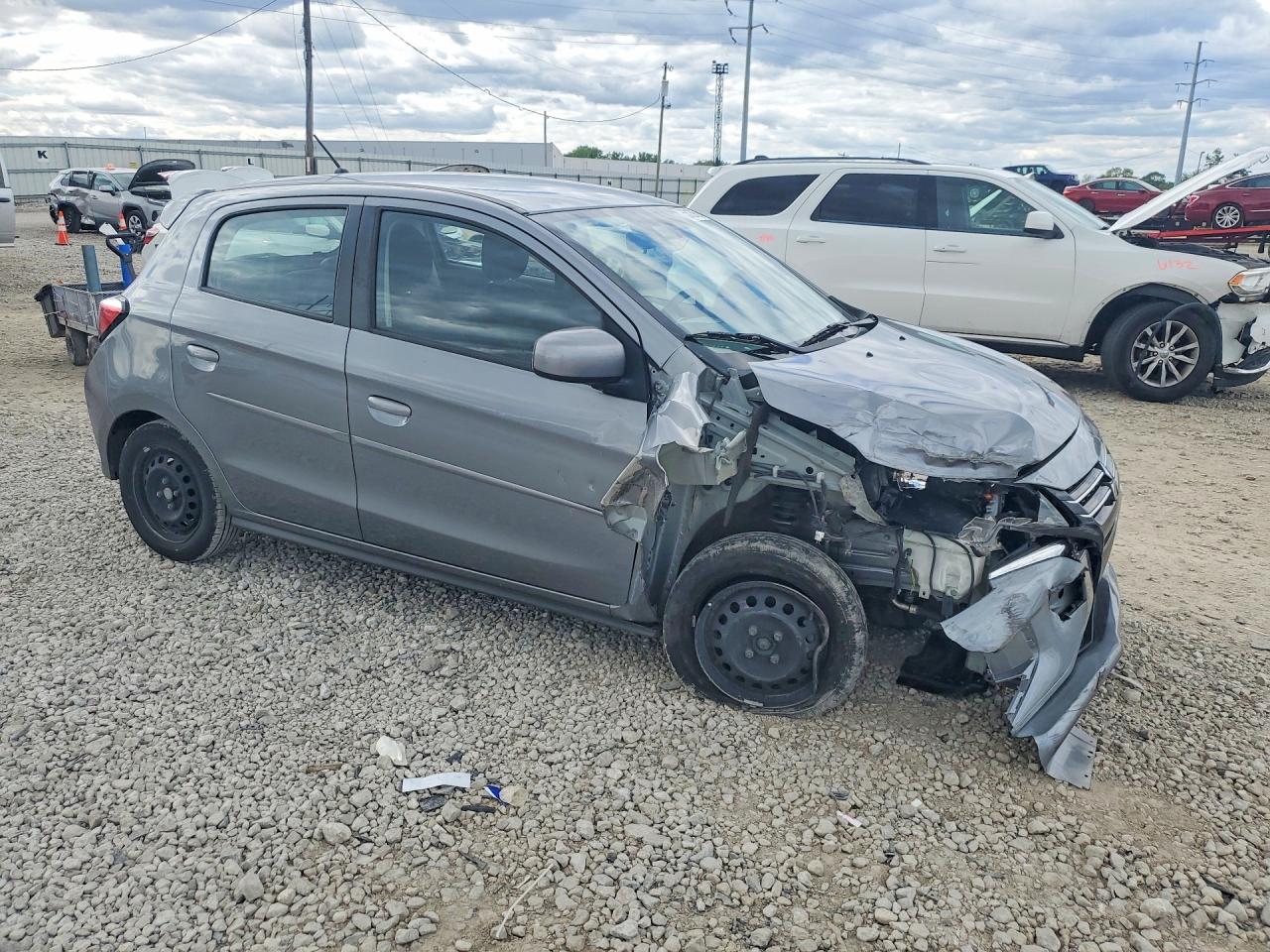 2023 Mitsubishi Mirage Es Серый vin: ML32AUHJ9PH004508