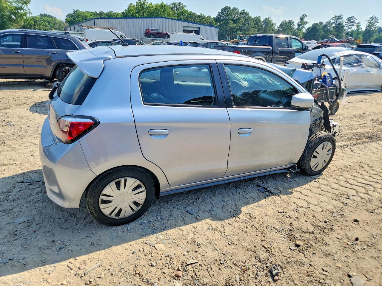 2021 Mitsubishi Mirage Es Серебряный vin: ML32AUHJXMH002889