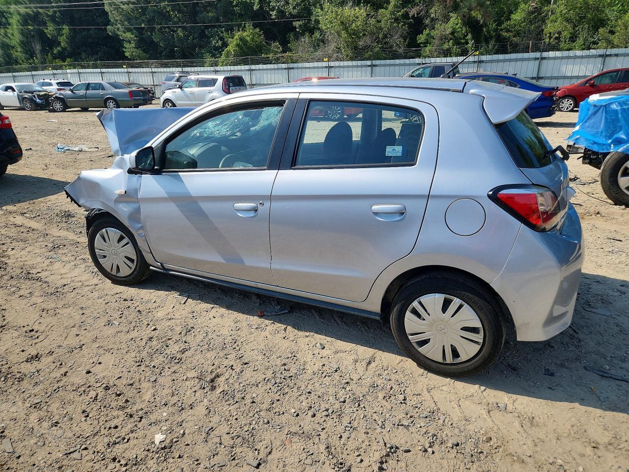 2021 Mitsubishi Mirage Es Серебряный vin: ML32AUHJXMH002889