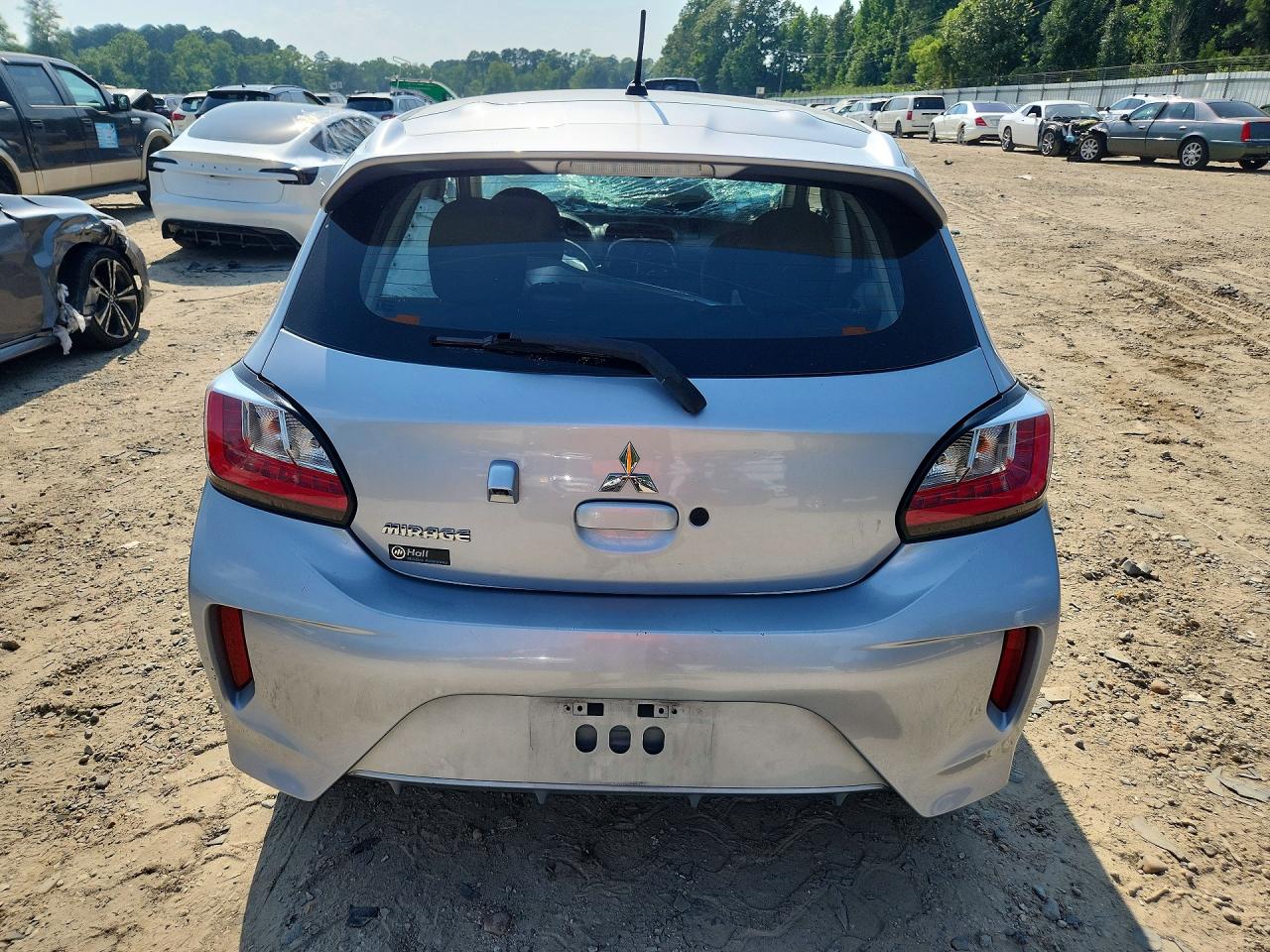 2021 Mitsubishi Mirage Es Серебряный vin: ML32AUHJXMH002889