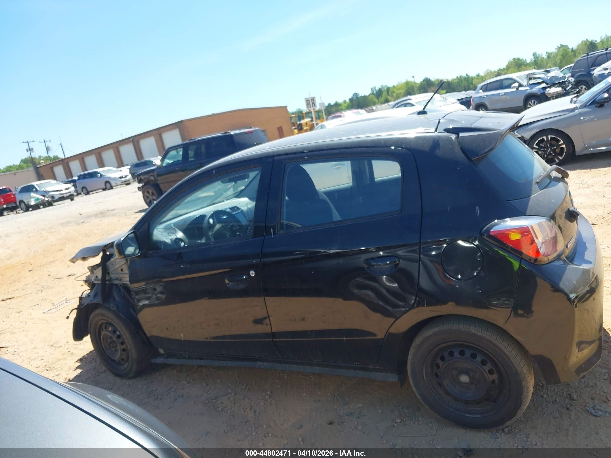 2021 Mitsubishi Mirage Carbonite Edition/es/le Черный vin: ML32AUHJXMH008370