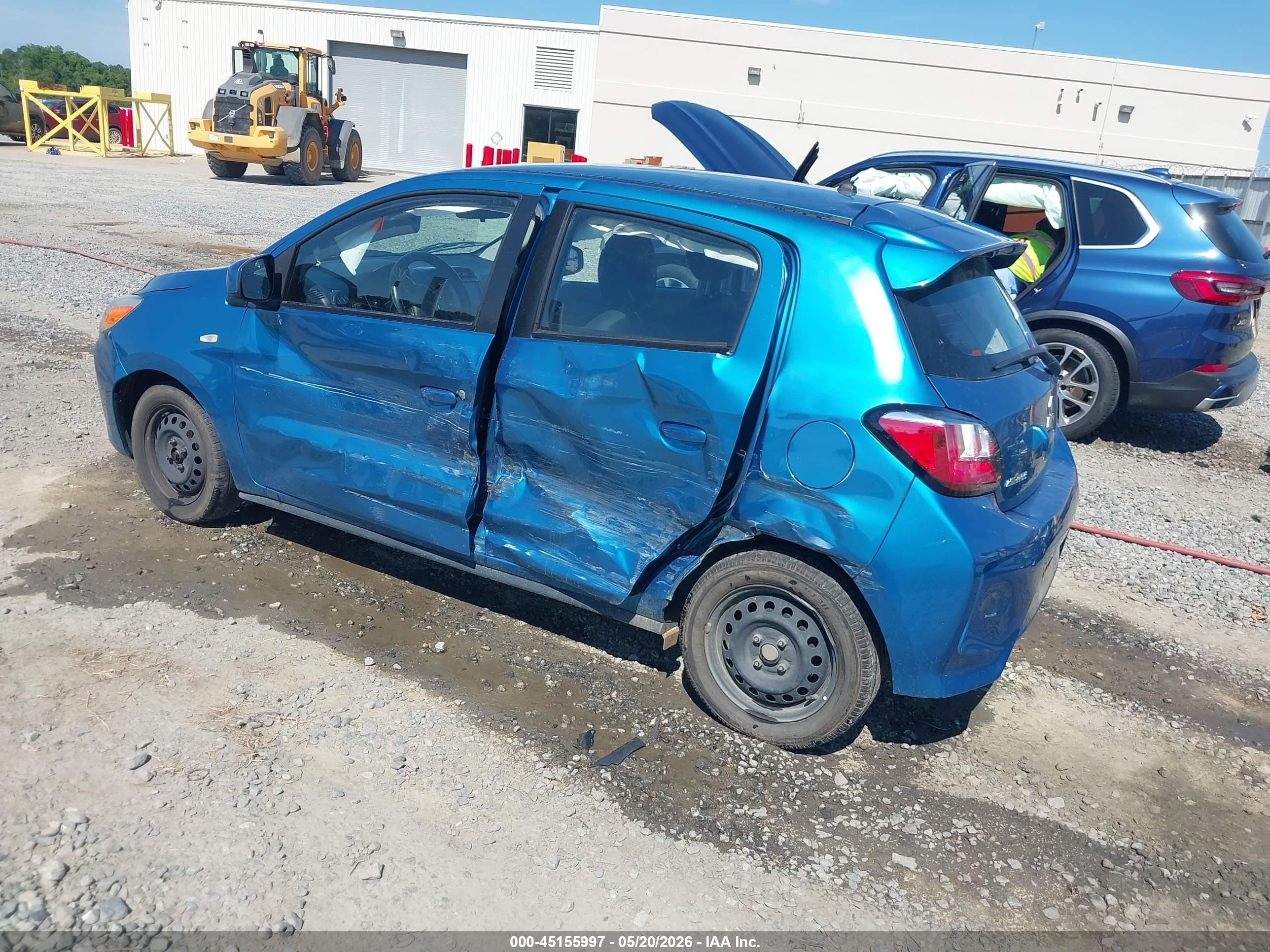 2023 Mitsubishi Mirage Es/le Синий vin: ML32AUHJXPH003349