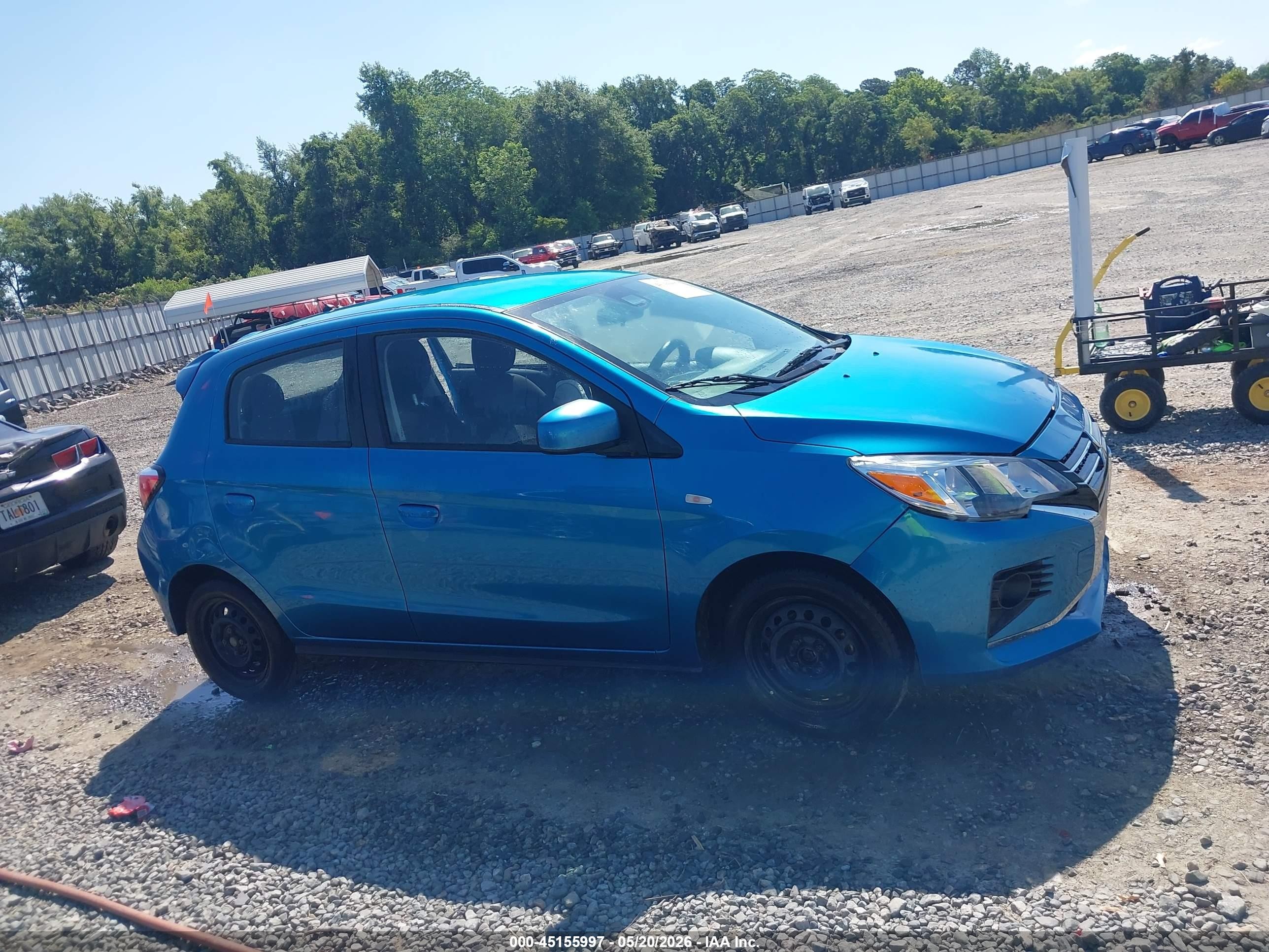 2023 Mitsubishi Mirage Es/le Синий vin: ML32AUHJXPH003349