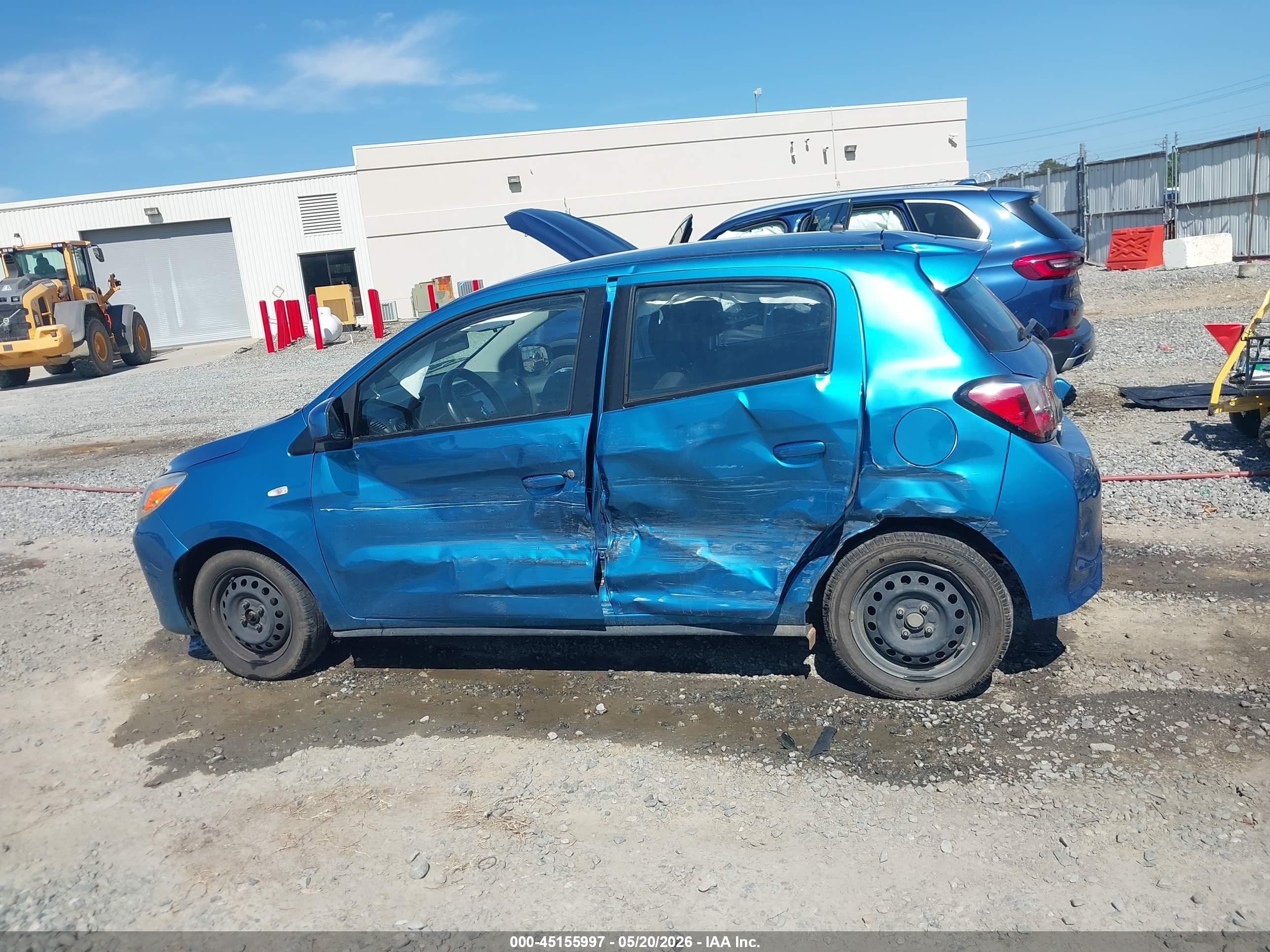 2023 Mitsubishi Mirage Es/le Синий vin: ML32AUHJXPH003349