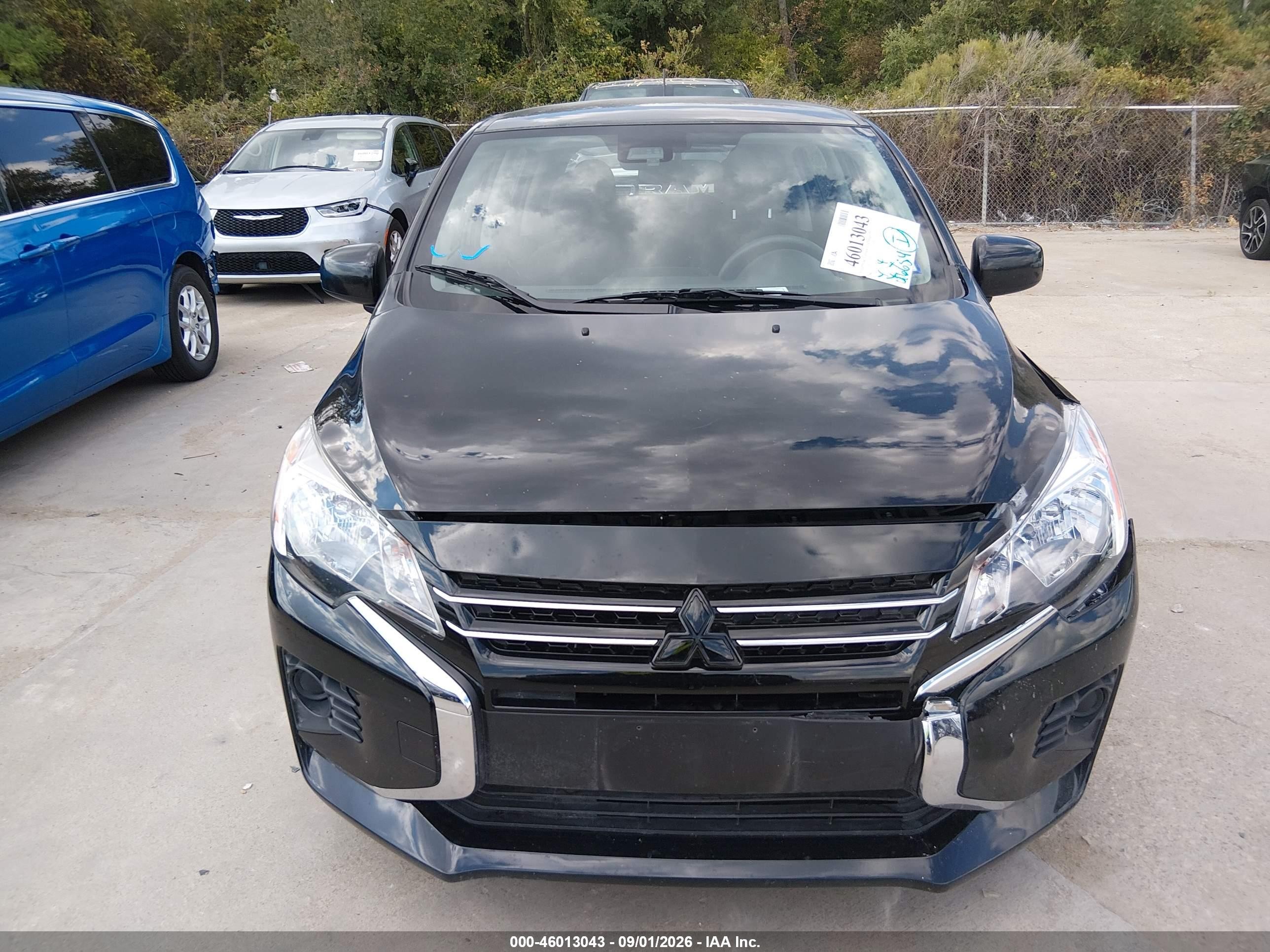 2024 Mitsubishi Mirage Es/le Black vin: ML32AUHJXRH009624