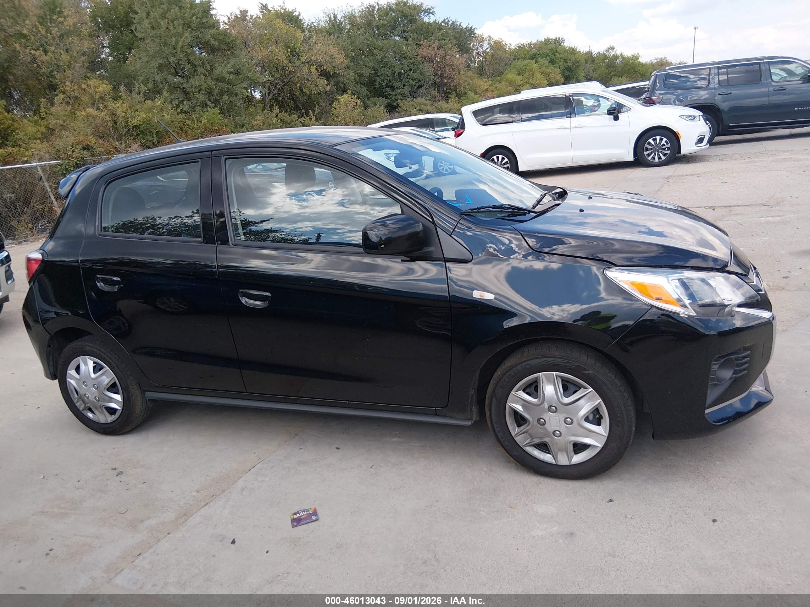 2024 Mitsubishi Mirage Es/le Black vin: ML32AUHJXRH009624