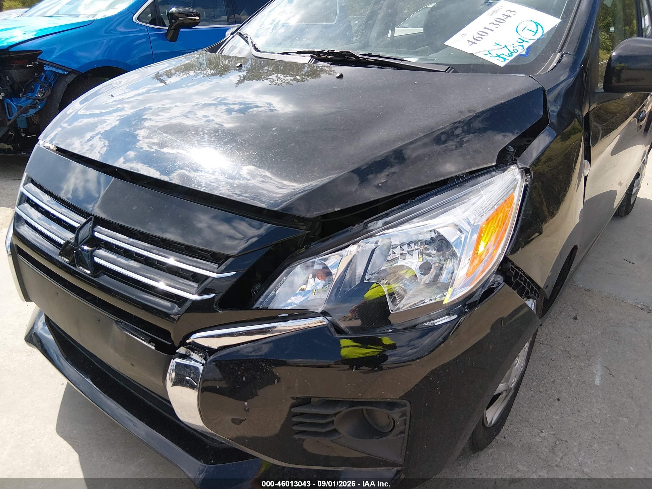 2024 Mitsubishi Mirage Es/le Black vin: ML32AUHJXRH009624