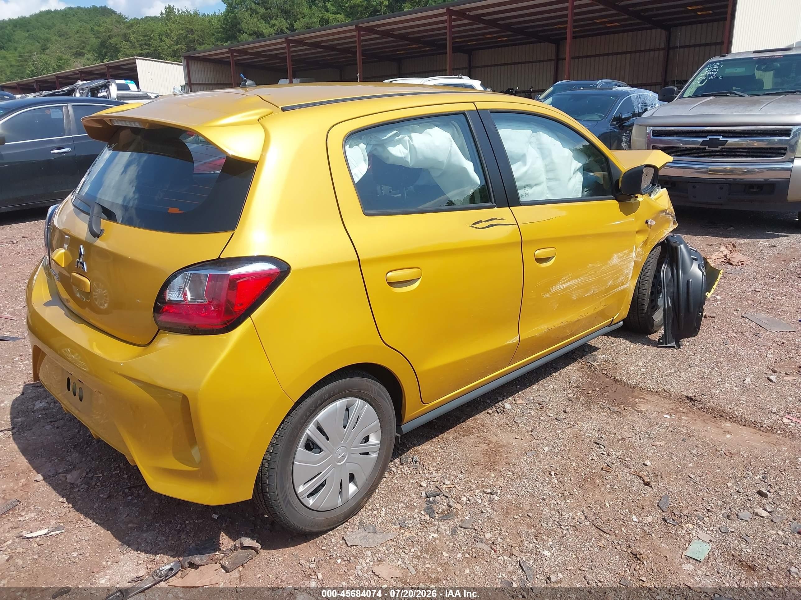 2024 Mitsubishi Mirage Es/le Gold vin: ML32AUHJXRH025662